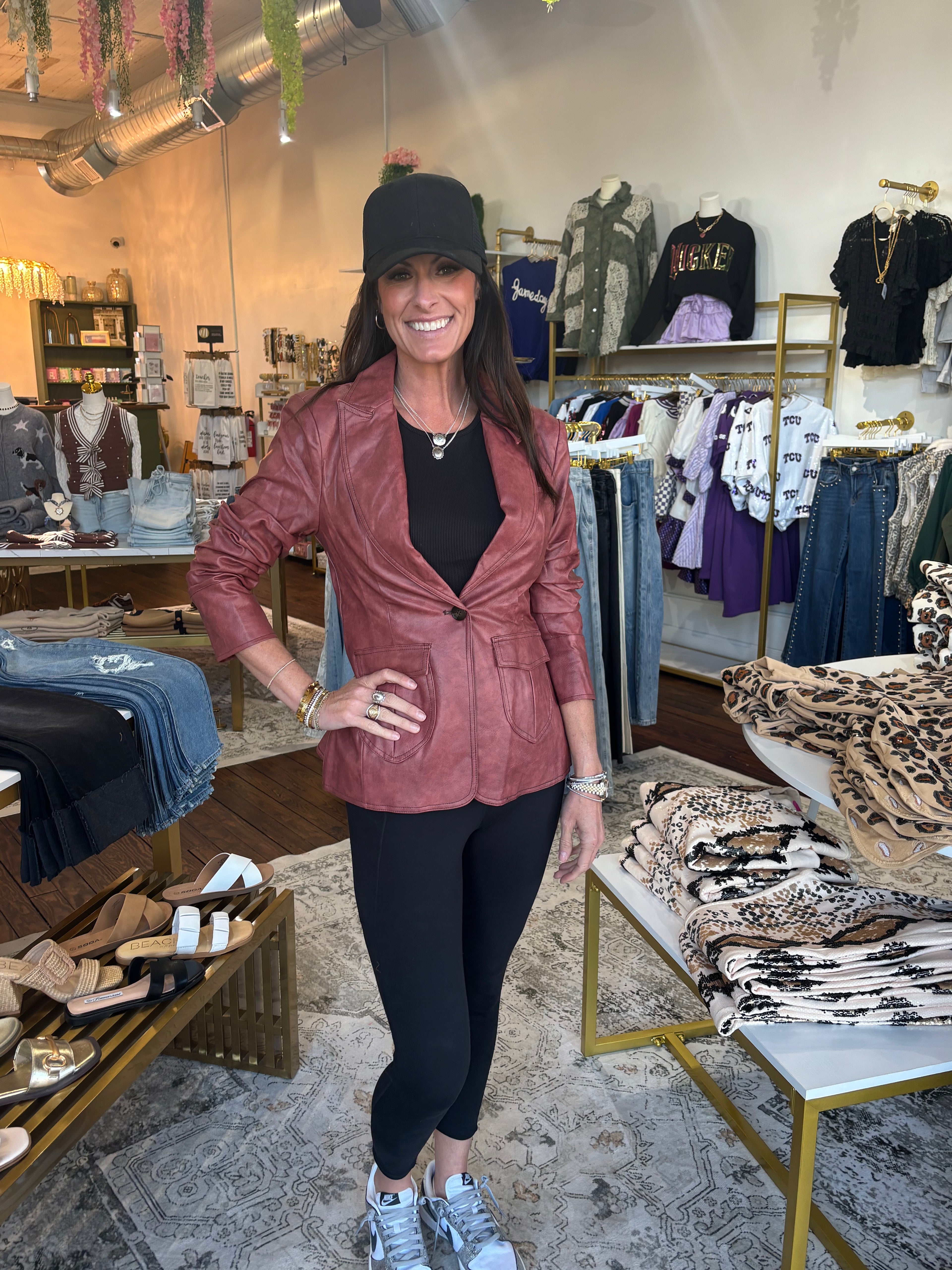 Sylvia 3/4 Sleeve Blazer