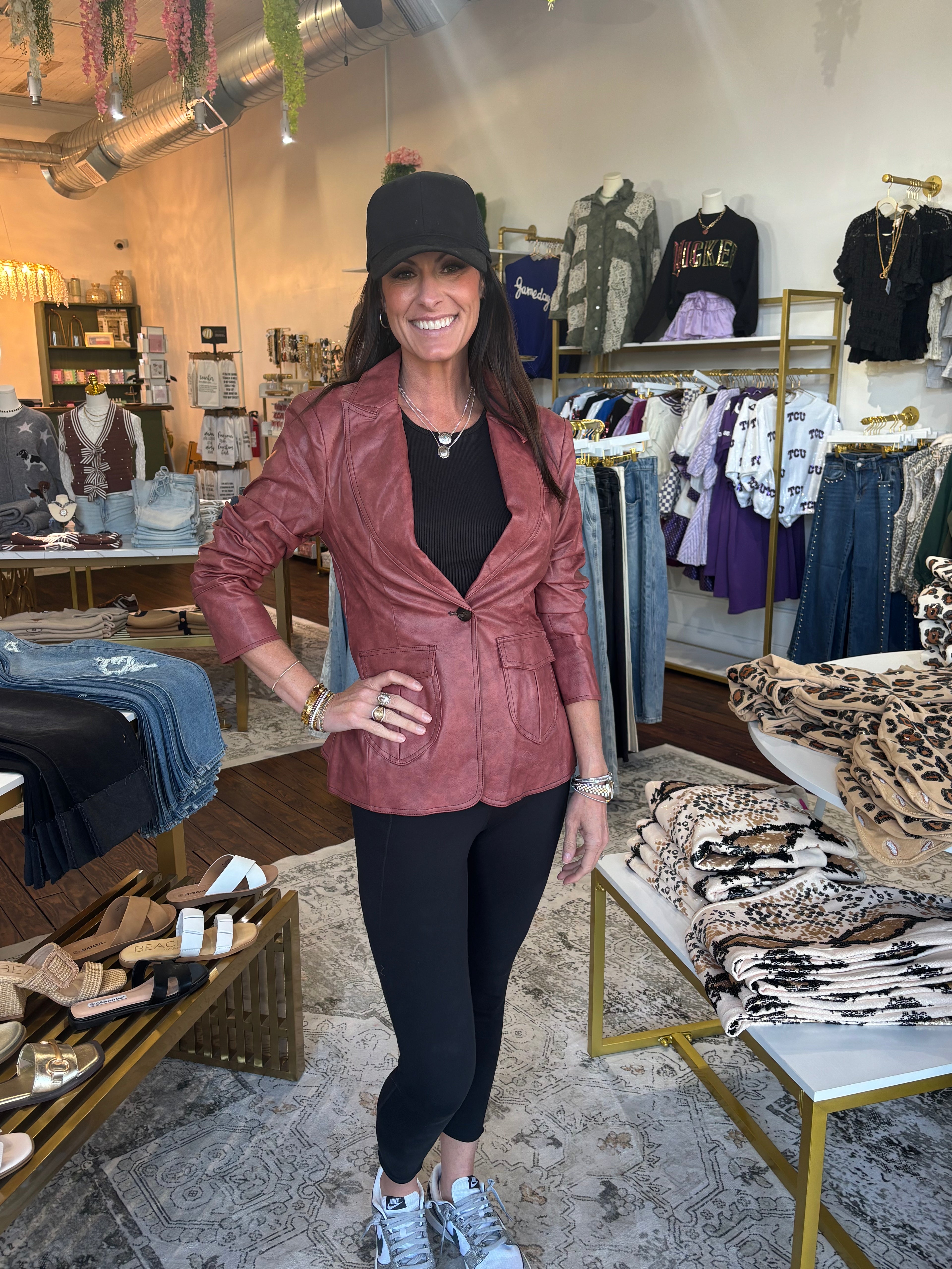 Sylvia 3/4 Sleeve Blazer