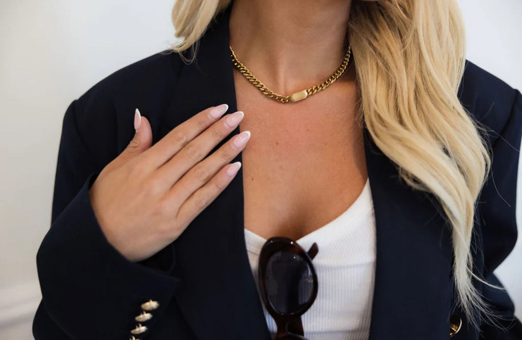 Gold Pendant Necklace | Water Resistant - Chansutt Pearls