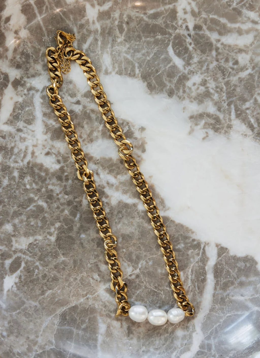 3 Pearl Necklace | Water Resistant | Chansutt Pearls