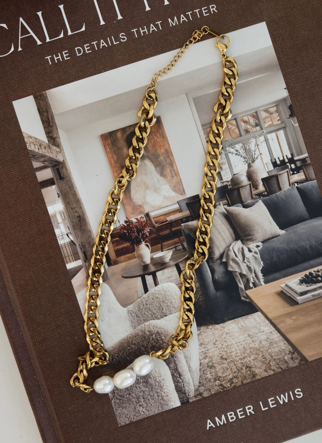 3 Pearl Necklace | Water Resistant | Chansutt Pearls