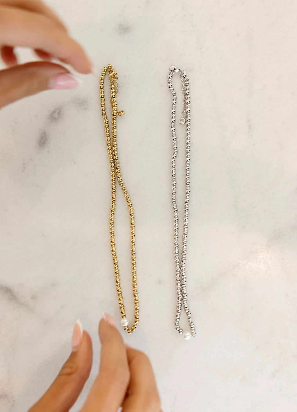 Lizzie Beaded Necklace | Water Resistant - Chansutt Pearls