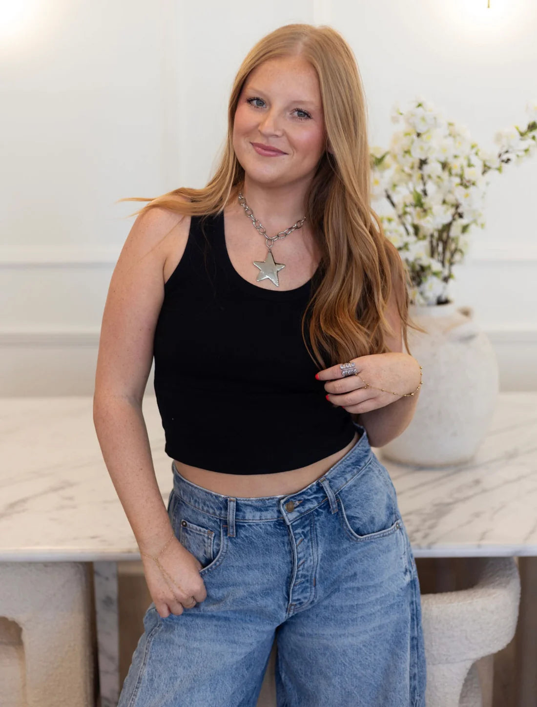 Chunky Star Necklace | Water Resistant - Chansutt Pearls