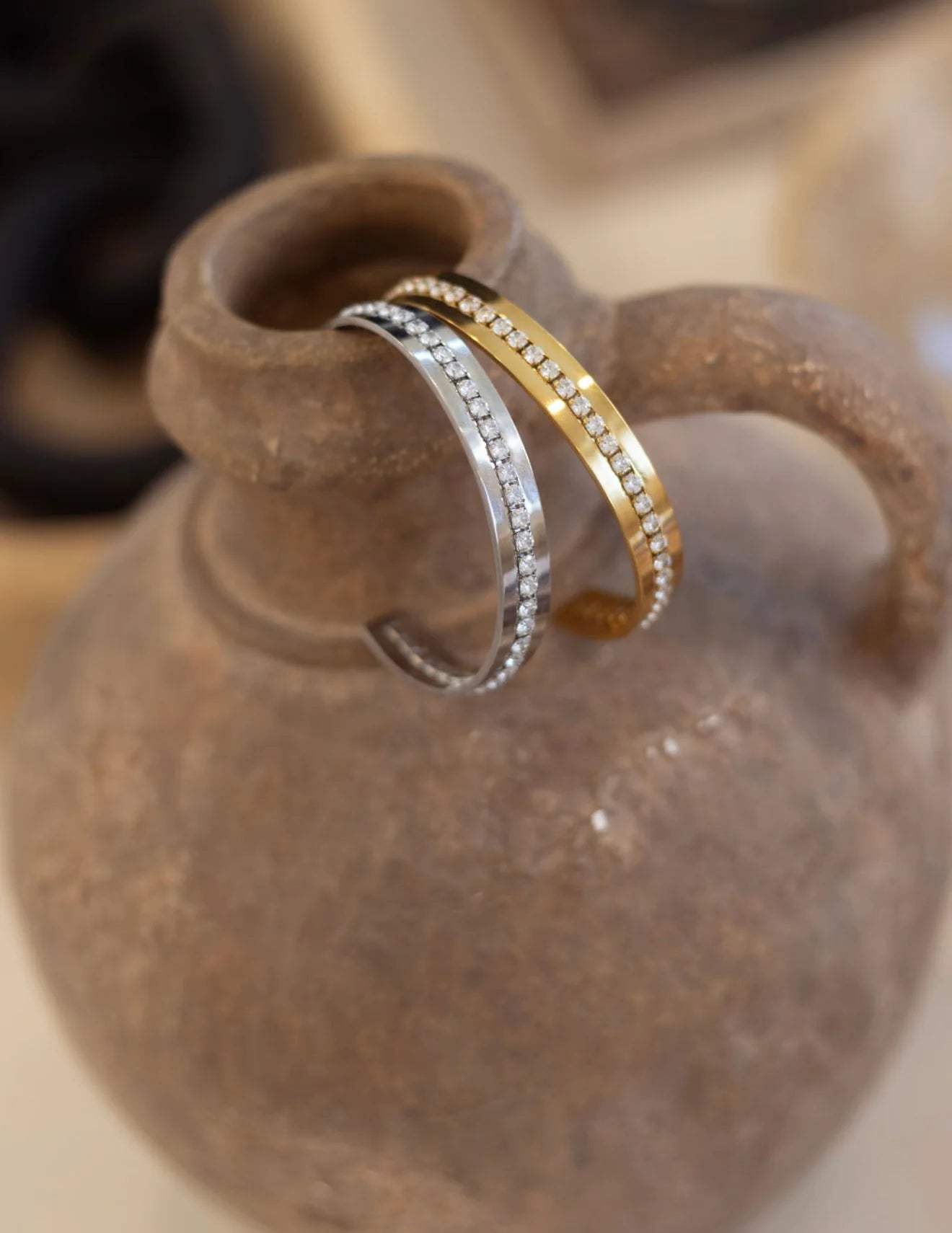 Marlee Diamond Bangle | Water Resistant