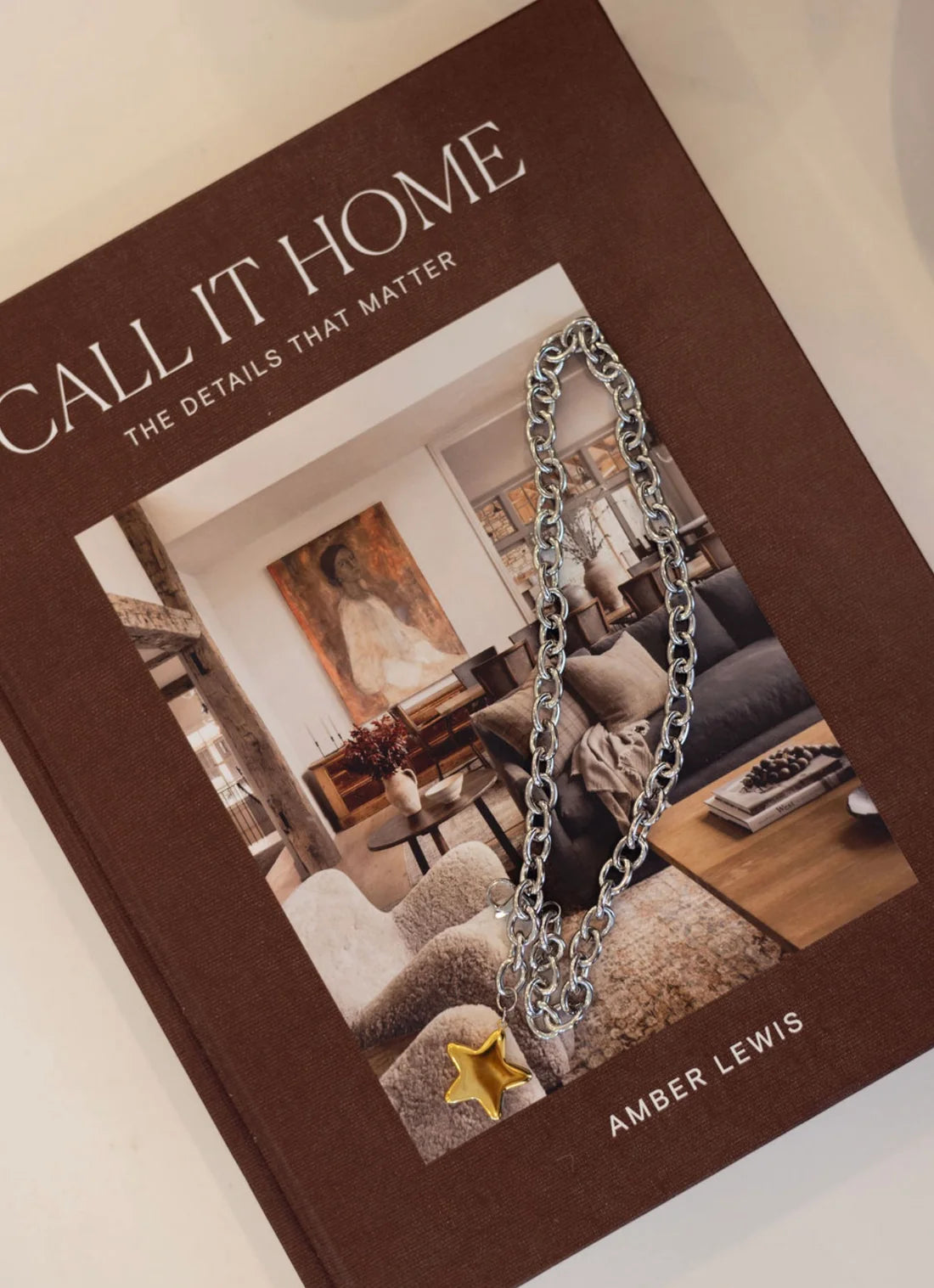 Two Toned Chunky Star Necklace | Water Resistant - Chansutt Pearls