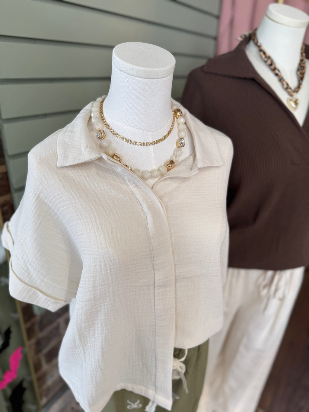 Traci Cotton Gauze Top