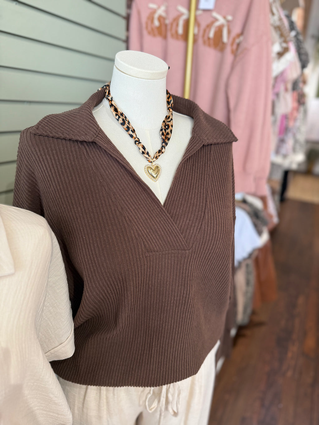 Georgina Ribbed Pullover