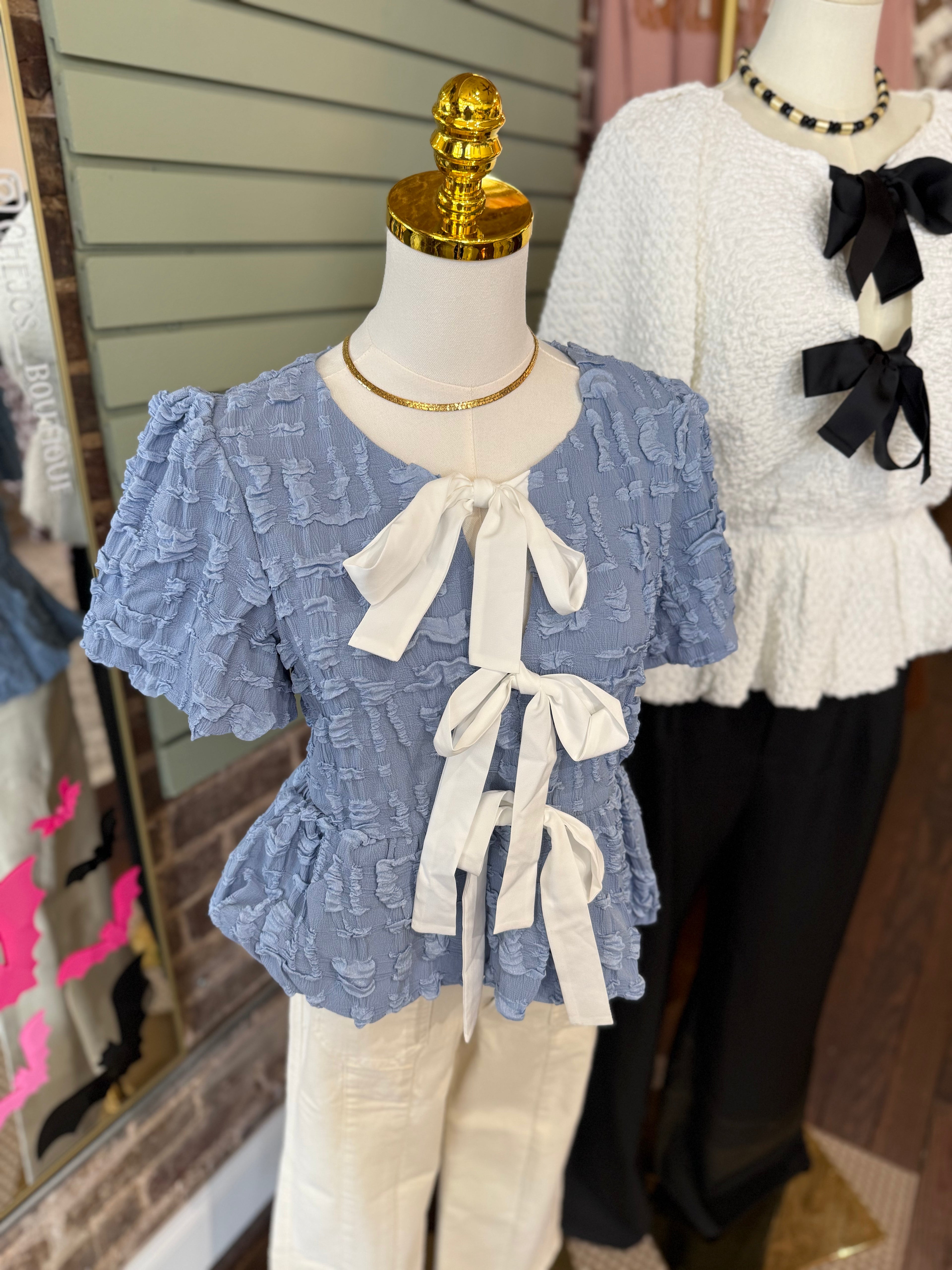 Raylee Bubble Babydoll Blouse