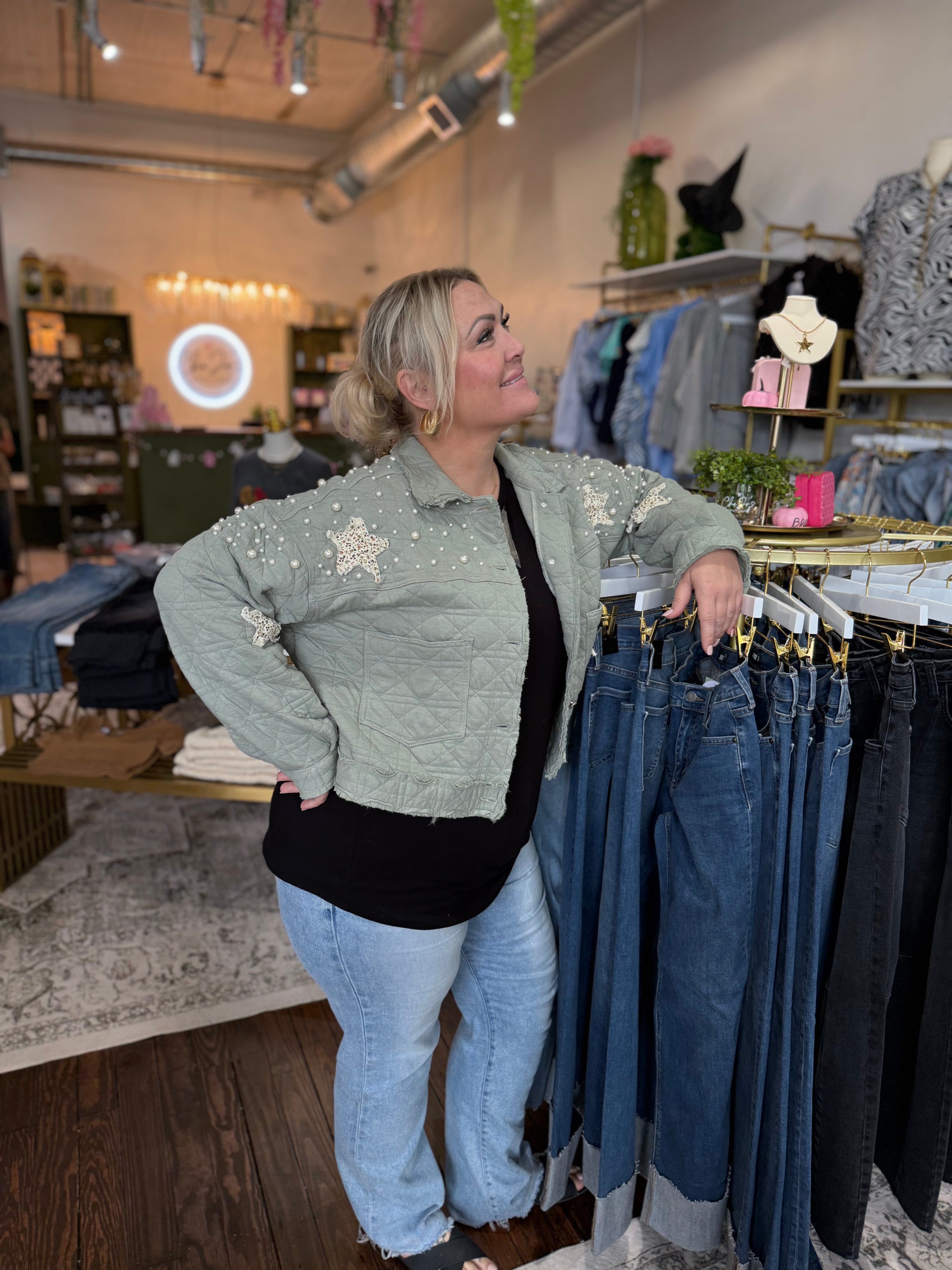 Laurel Star Quilted Jacket