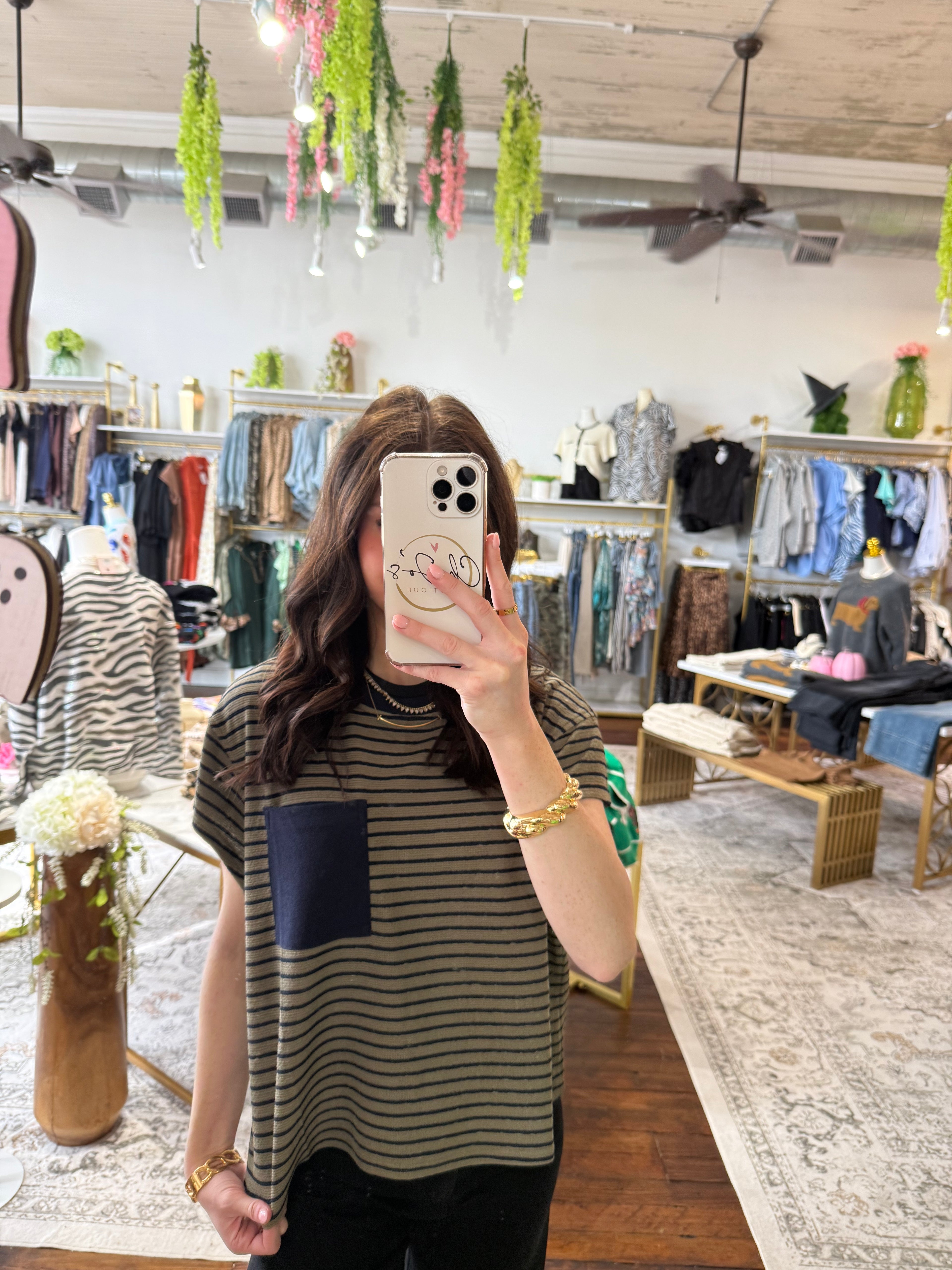 Vintage Wanderer Striped Top