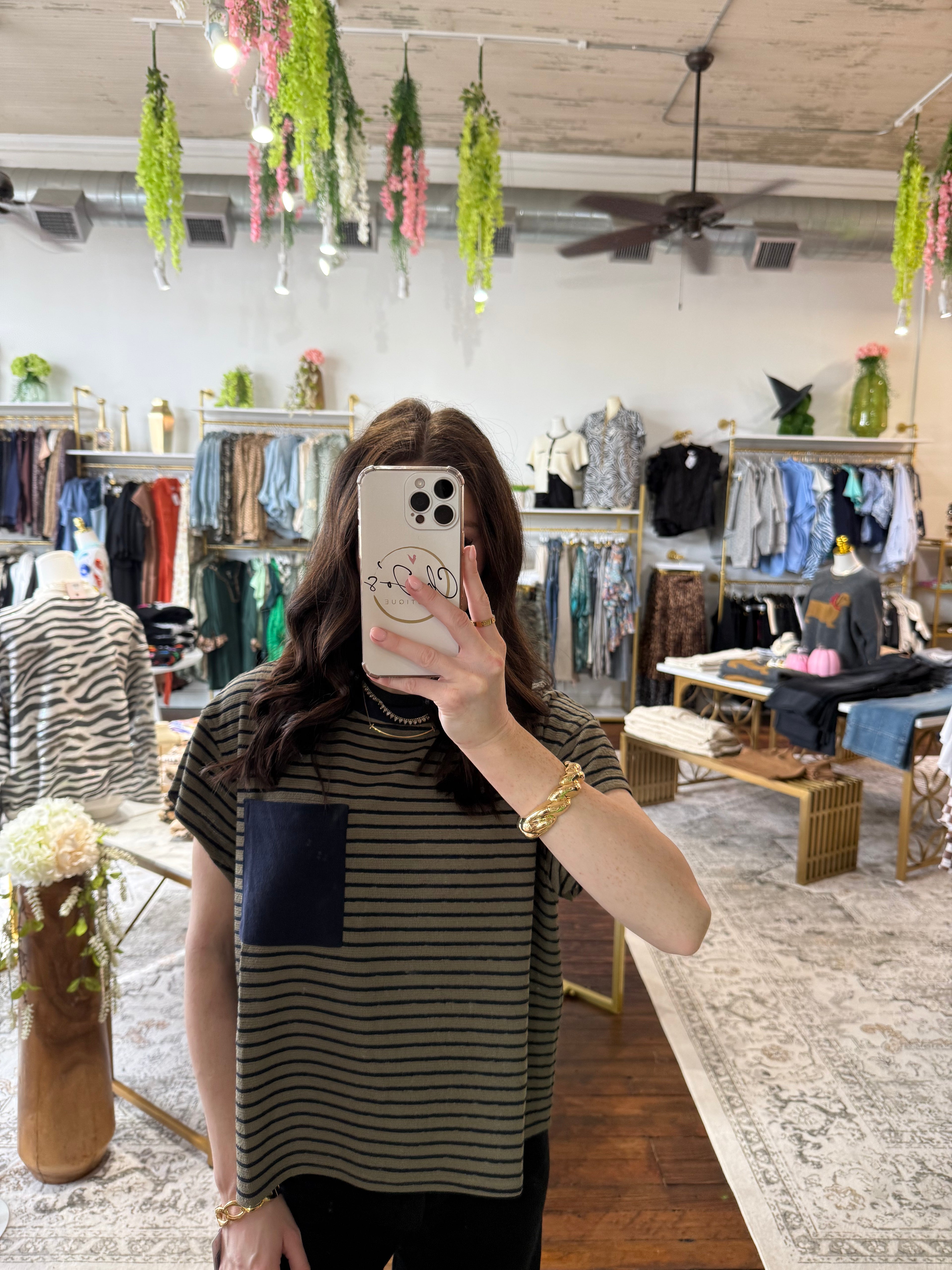 Vintage Wanderer Striped Top