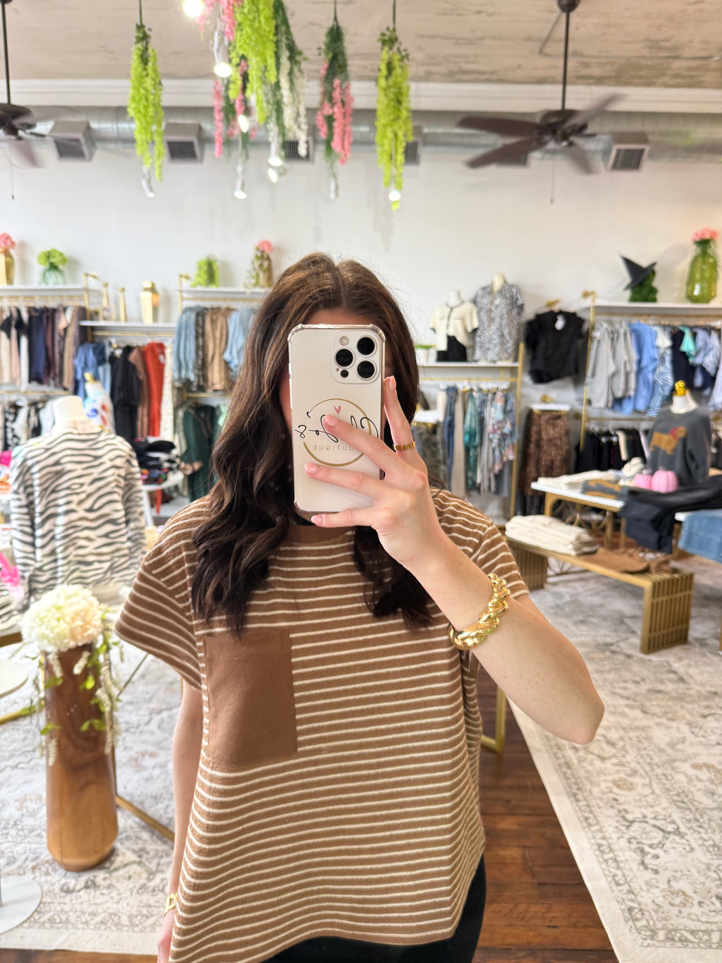 Vintage Wanderer Striped Top