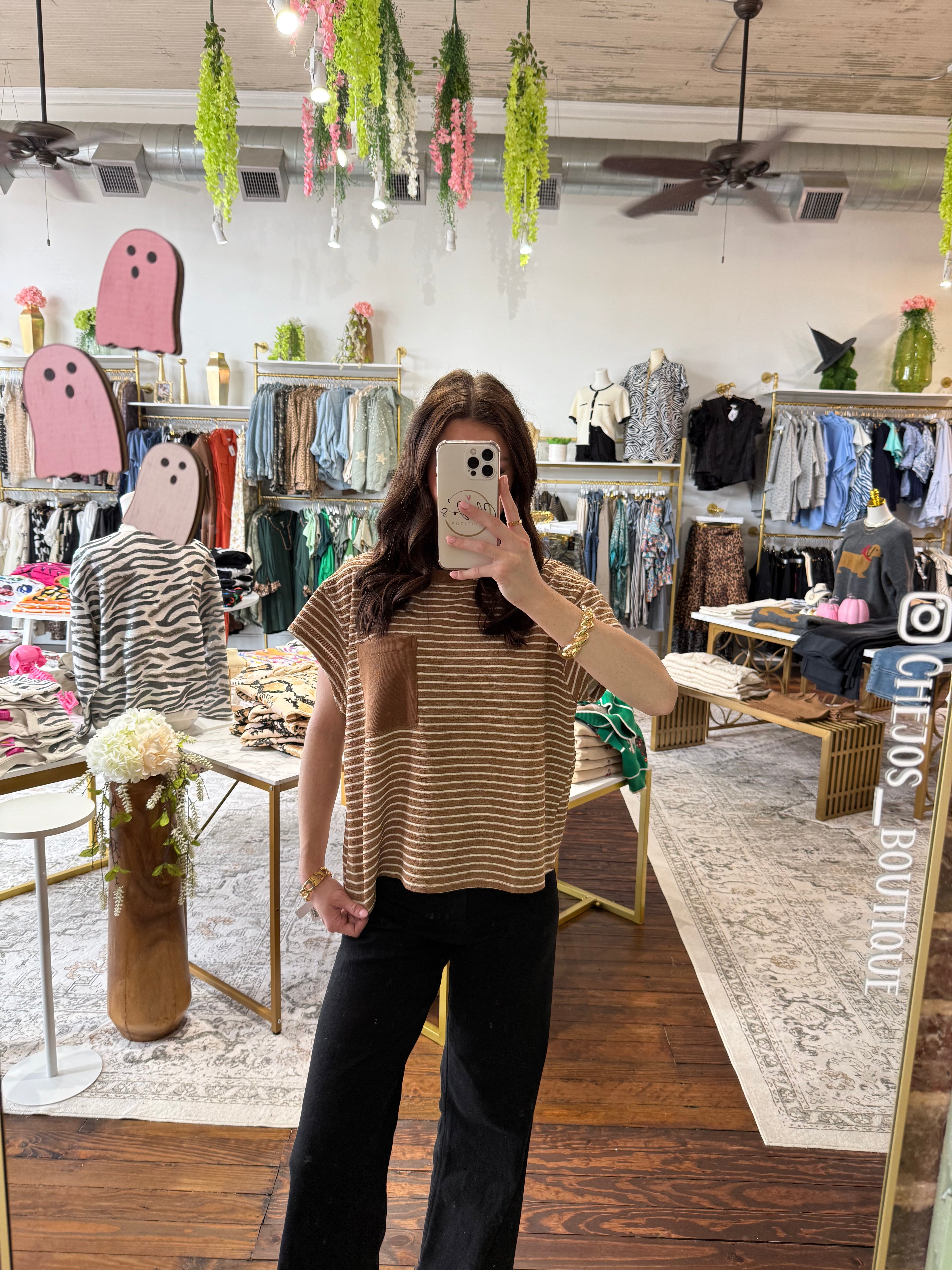 Vintage Wanderer Striped Top