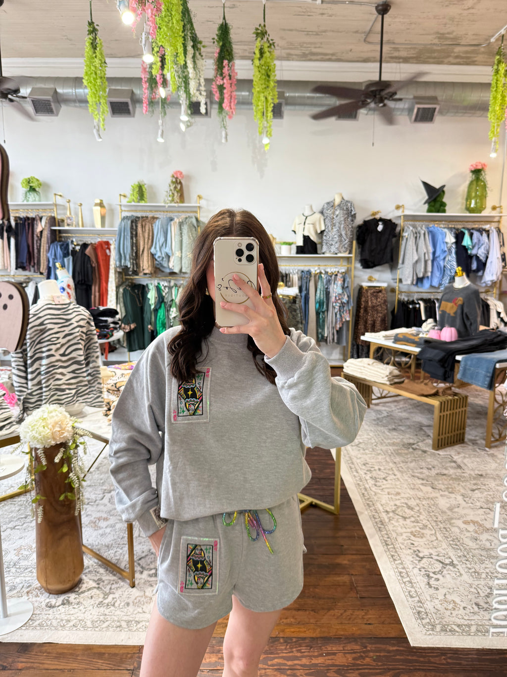 Grey Rainbow Tie Logo Short | Queen of Sparkles