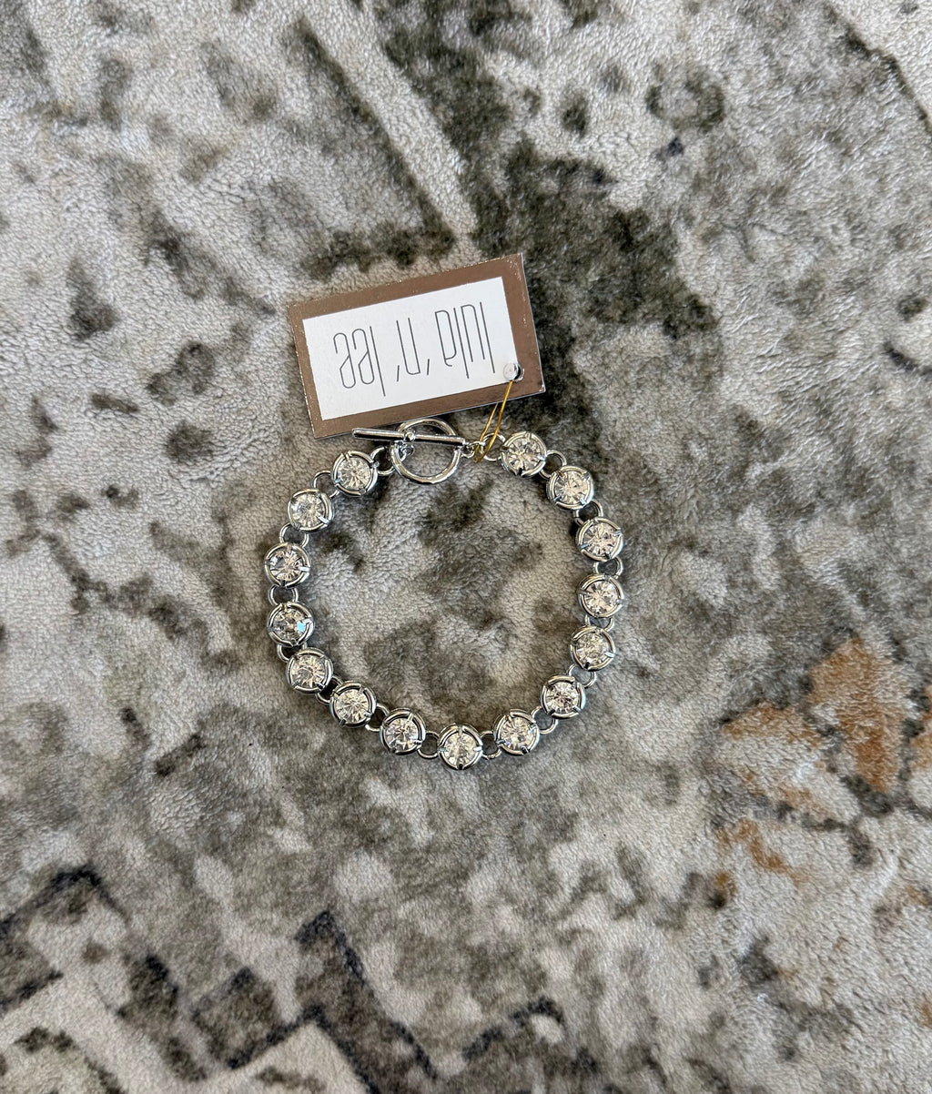Crystal Toggle Bracelet