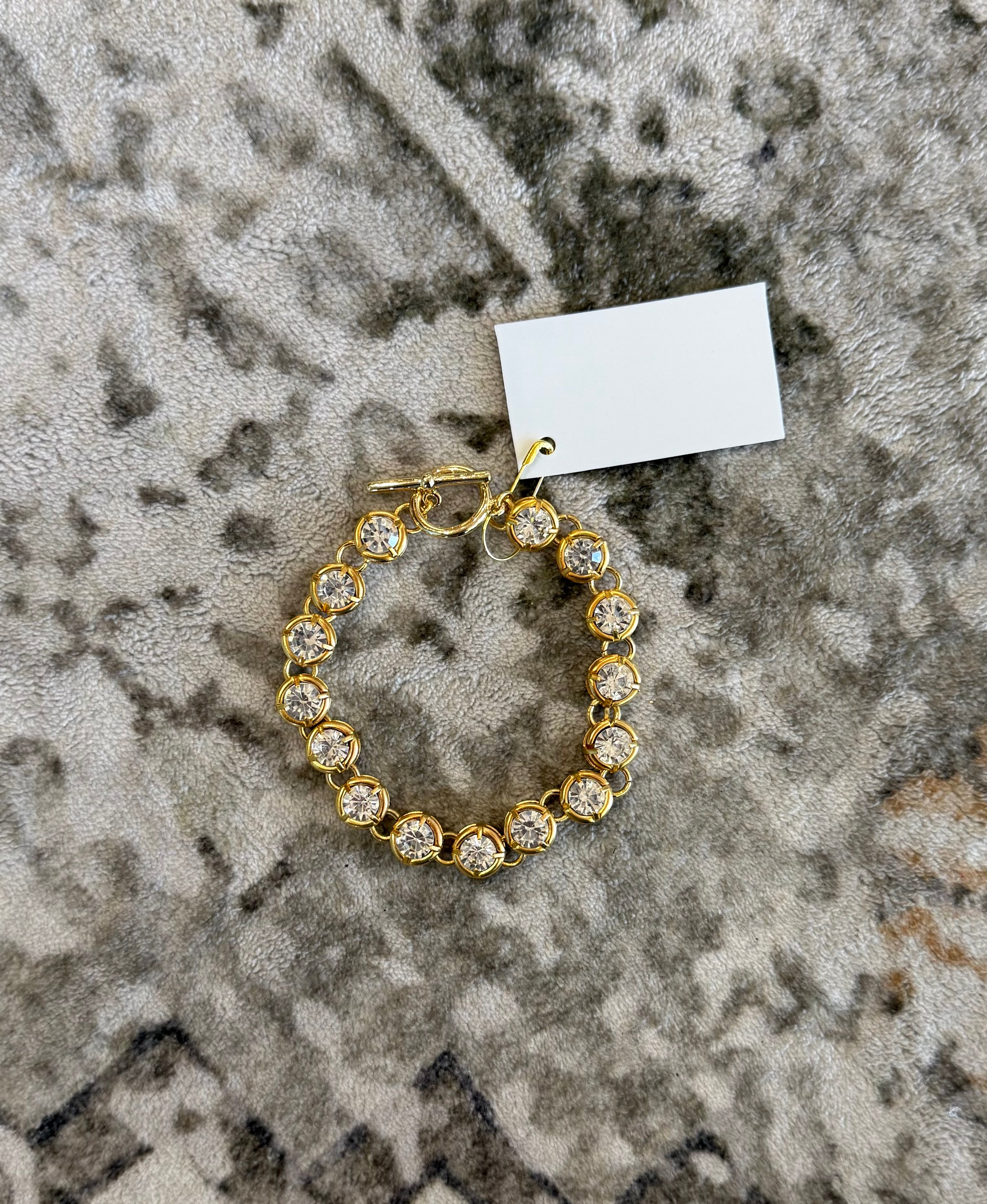 Crystal Toggle Bracelet