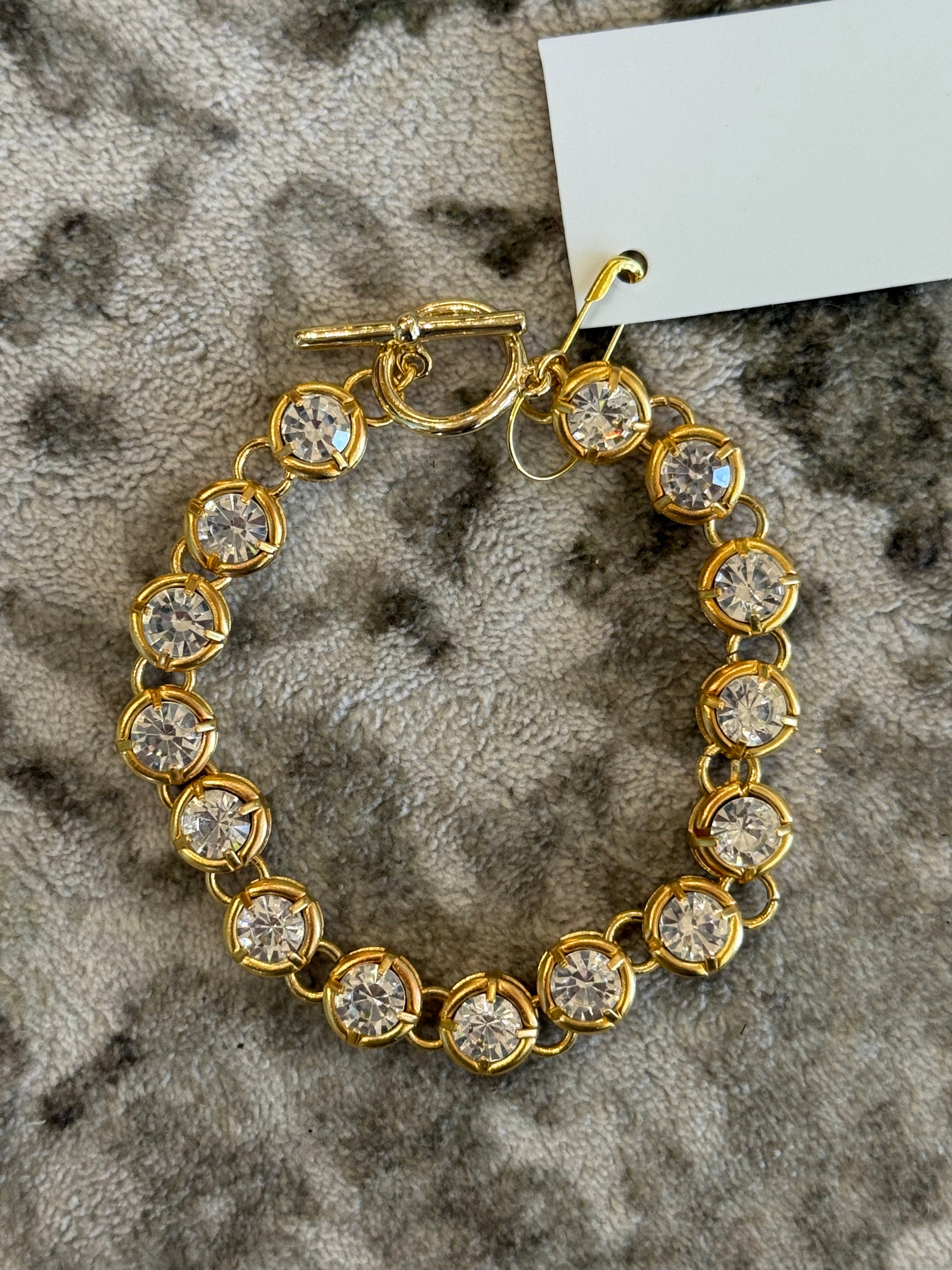 Crystal Toggle Bracelet