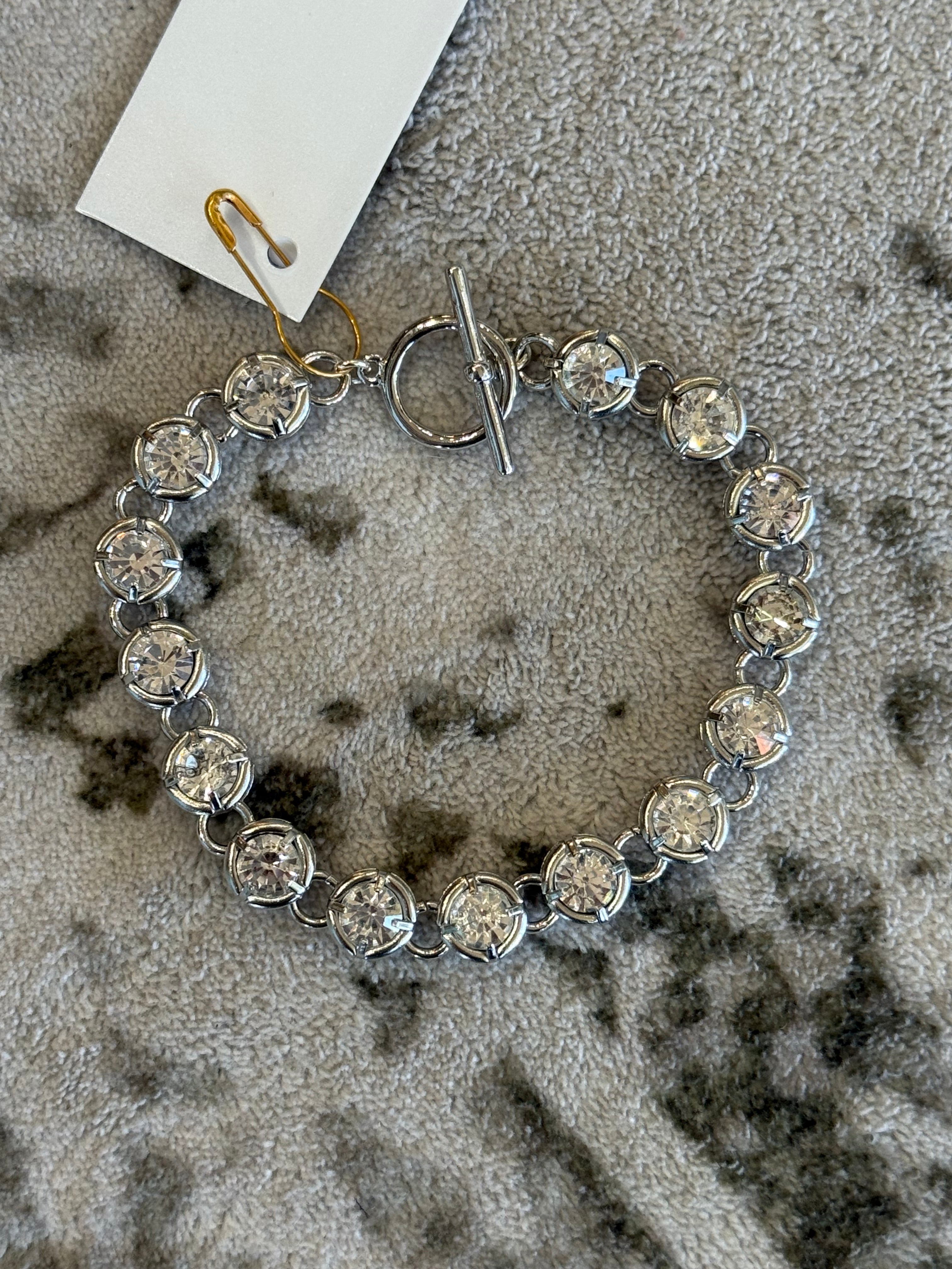 Crystal Toggle Bracelet