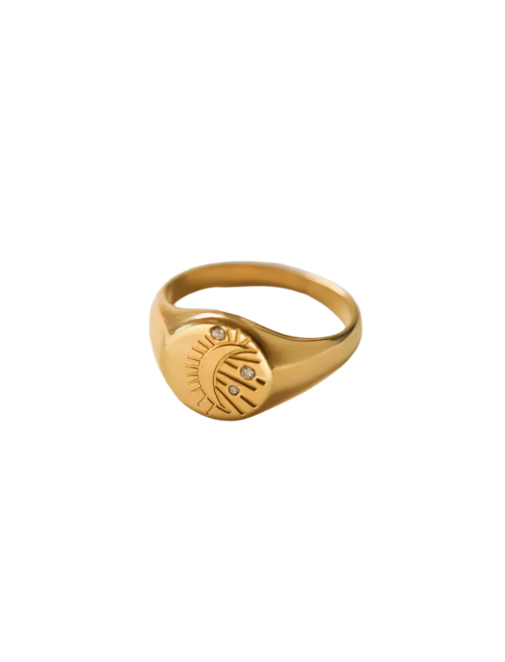 Solstice Signet Waterproof Ring