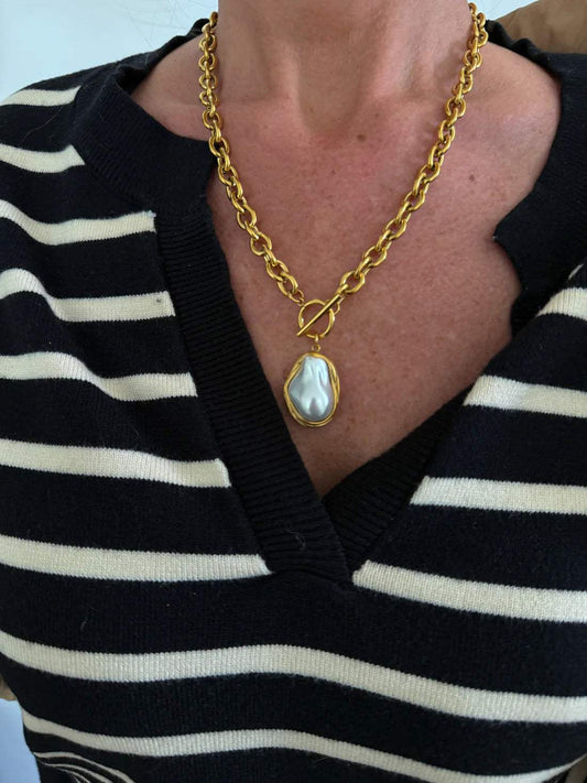 Pearl Drop Necklace | Water Resistant - Chansutt Pearls