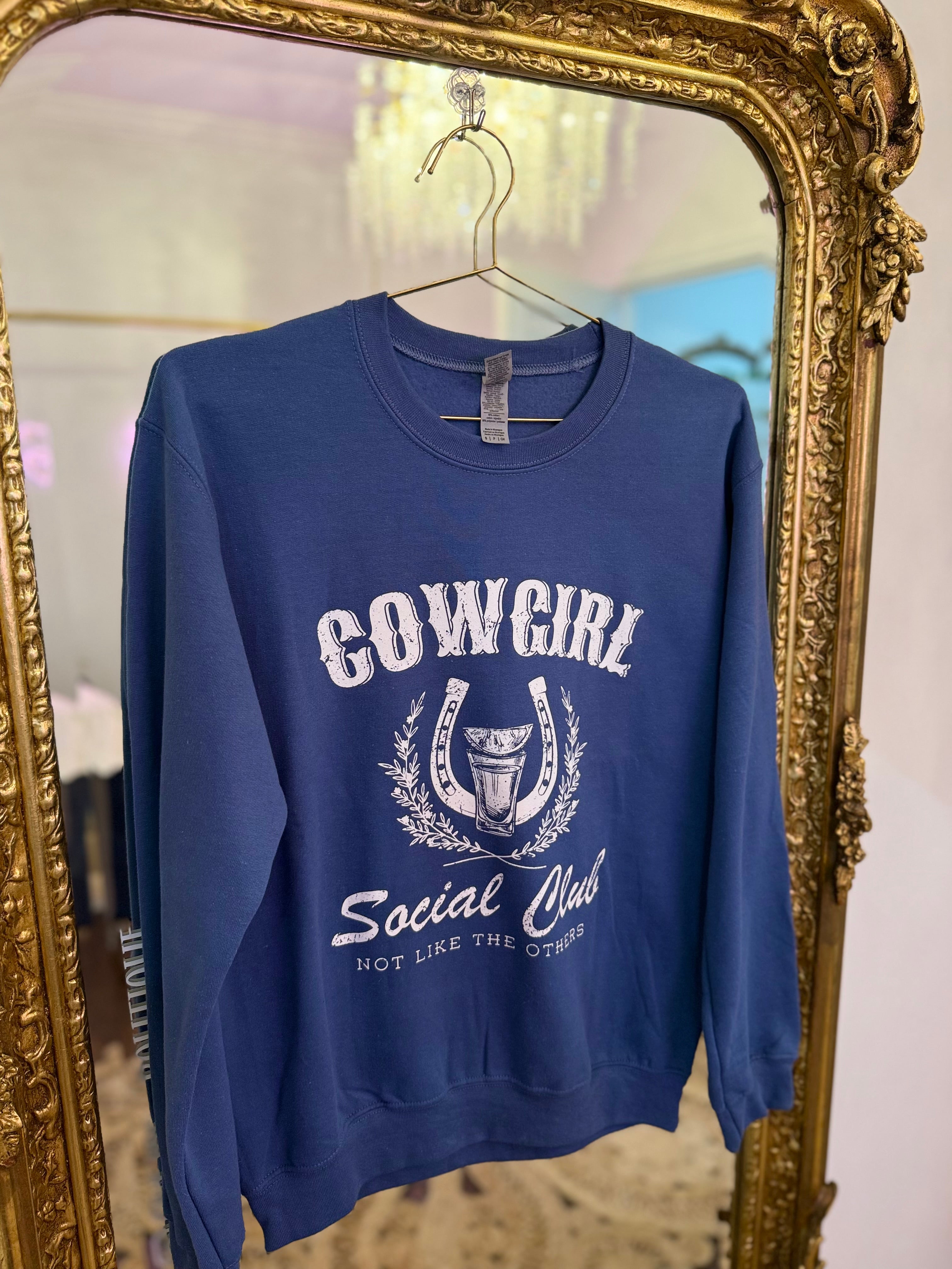 Cowgirl Social Club Crewneck | PLUS SIZE AVAILABLE