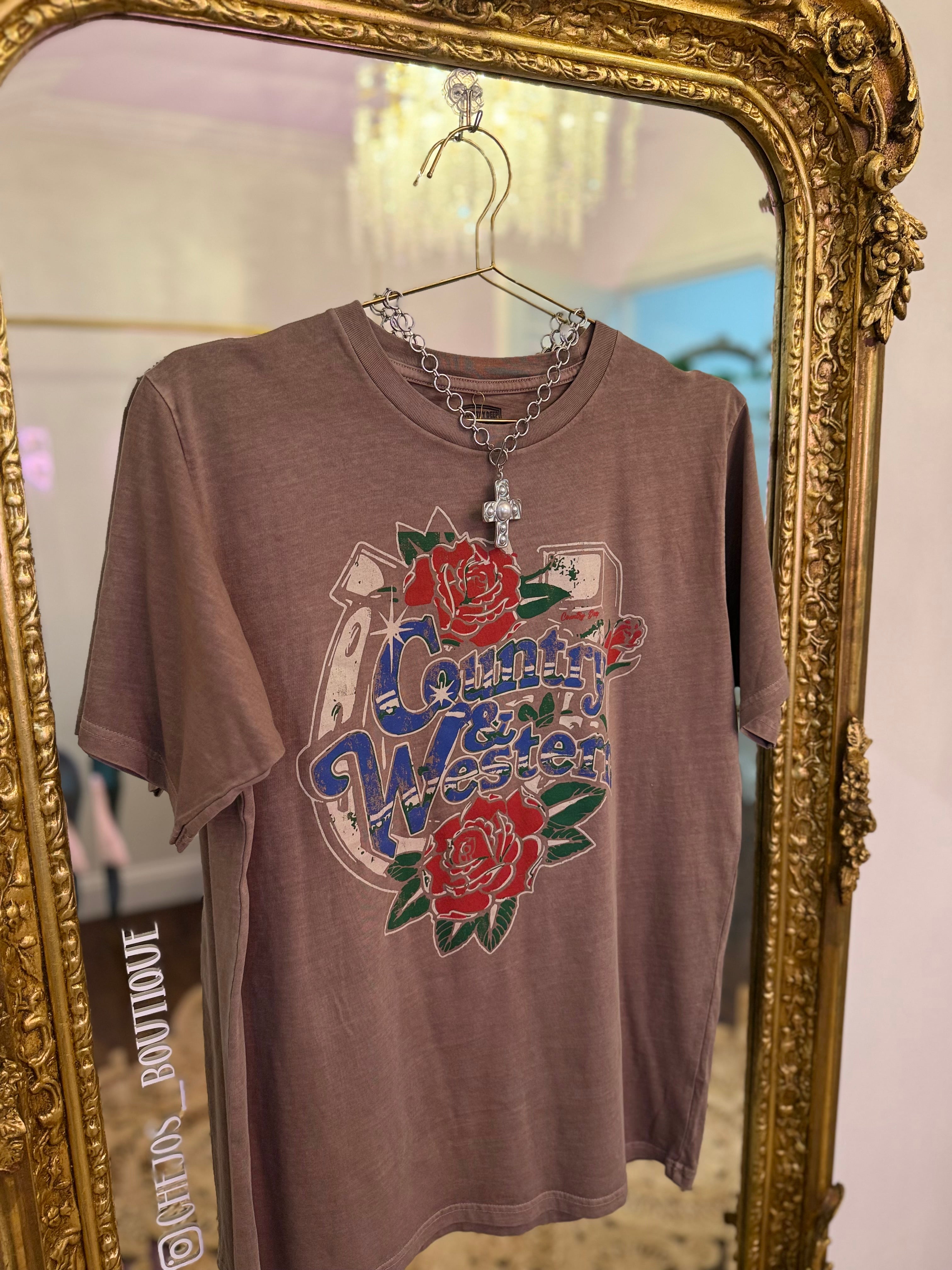 Western Relaxed Tee  | PLUS SIZE AVAILABLE