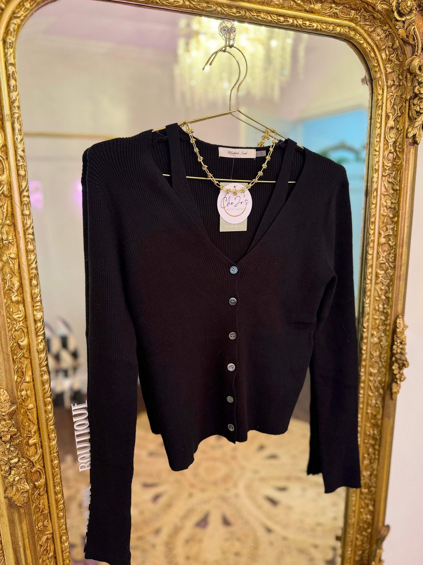Moonstone Muse Button Down Cardigan