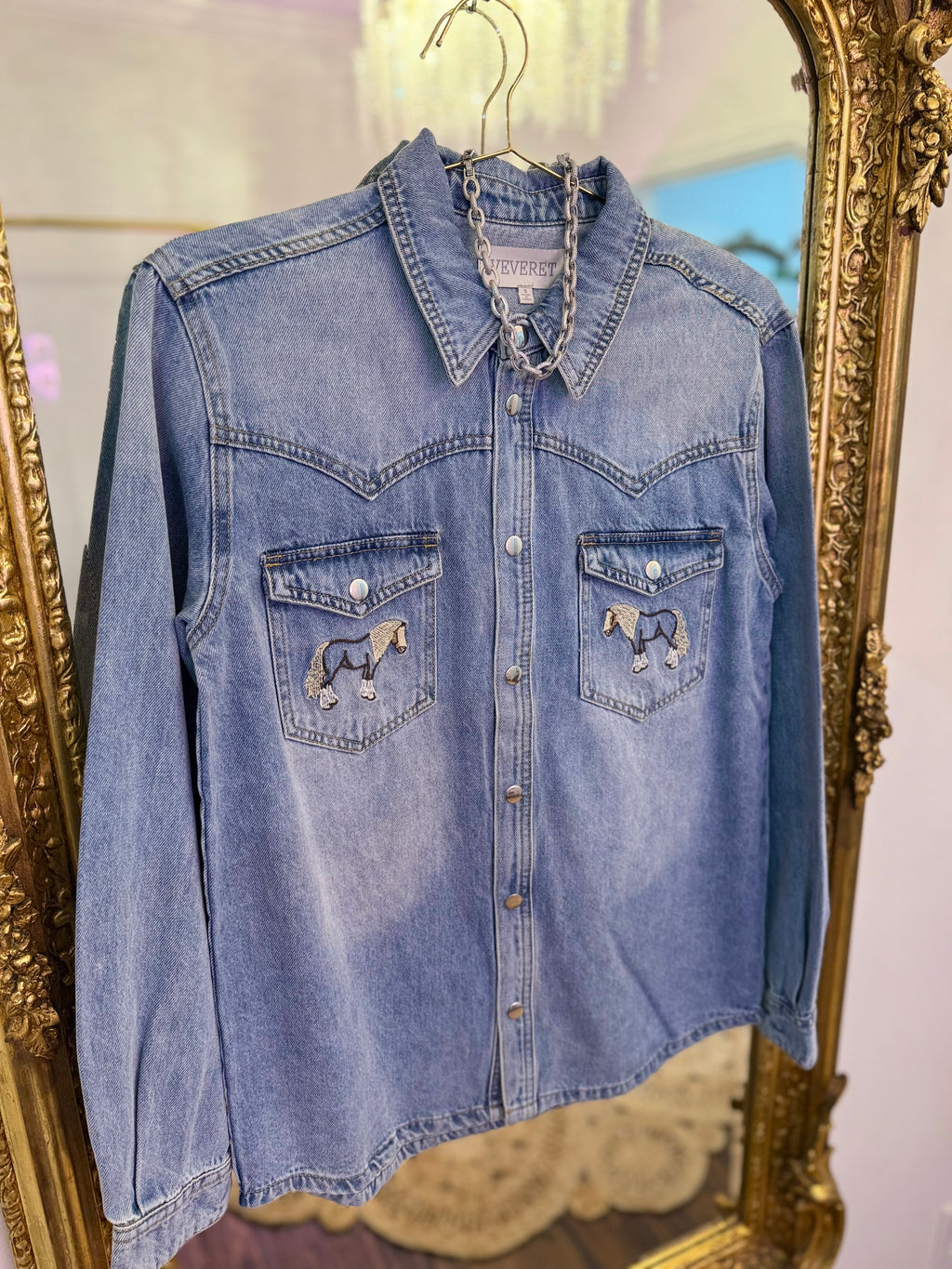 Giddy Up Horsie Denim Jacket