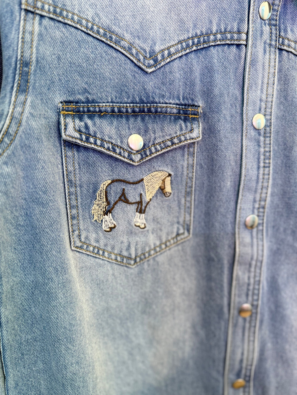 Giddy Up Horsie Denim Jacket