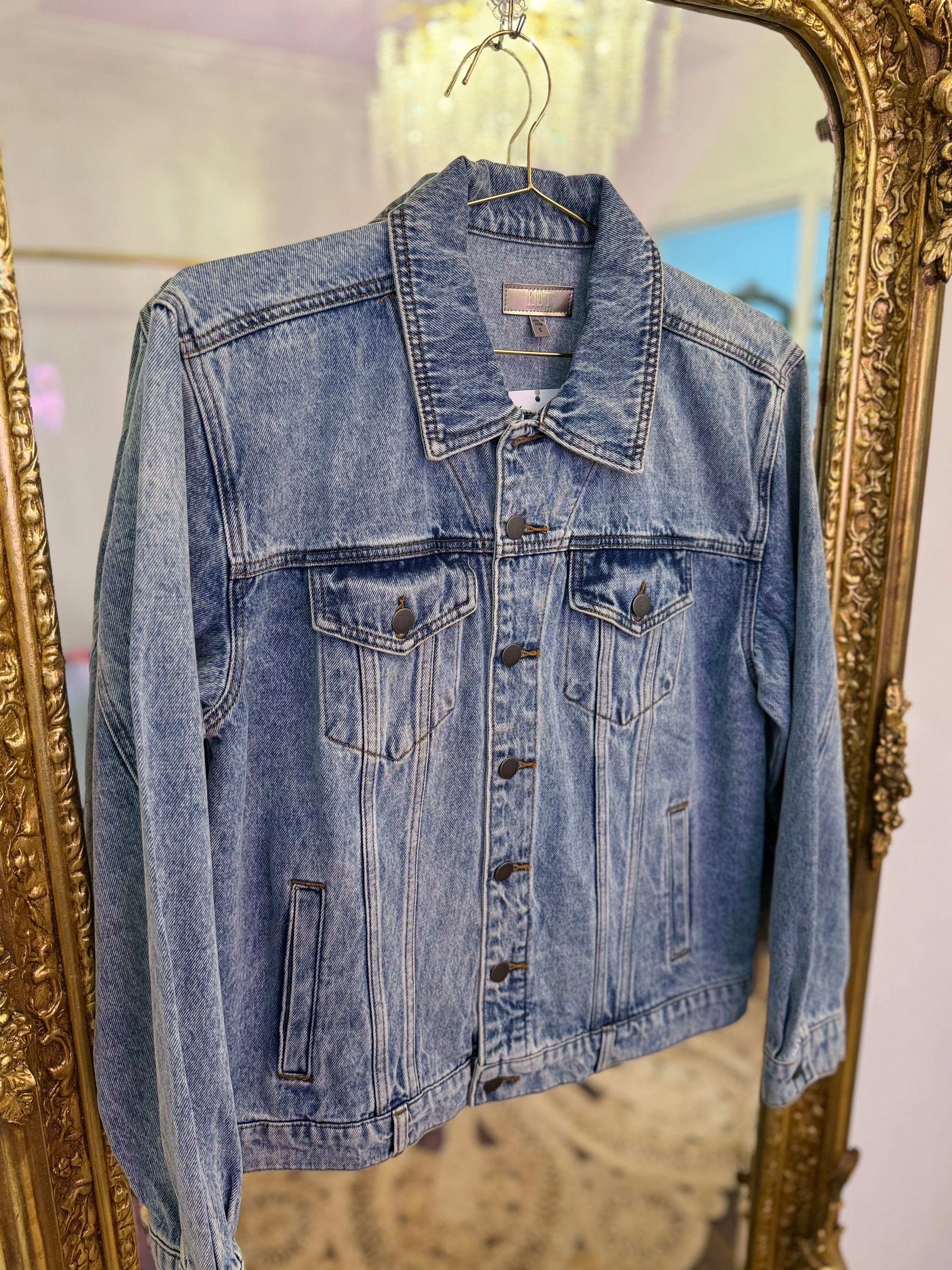 Emmy Boyfriend Jacket W/ Drop Shoulder - Defendant | KUT from the Kloth