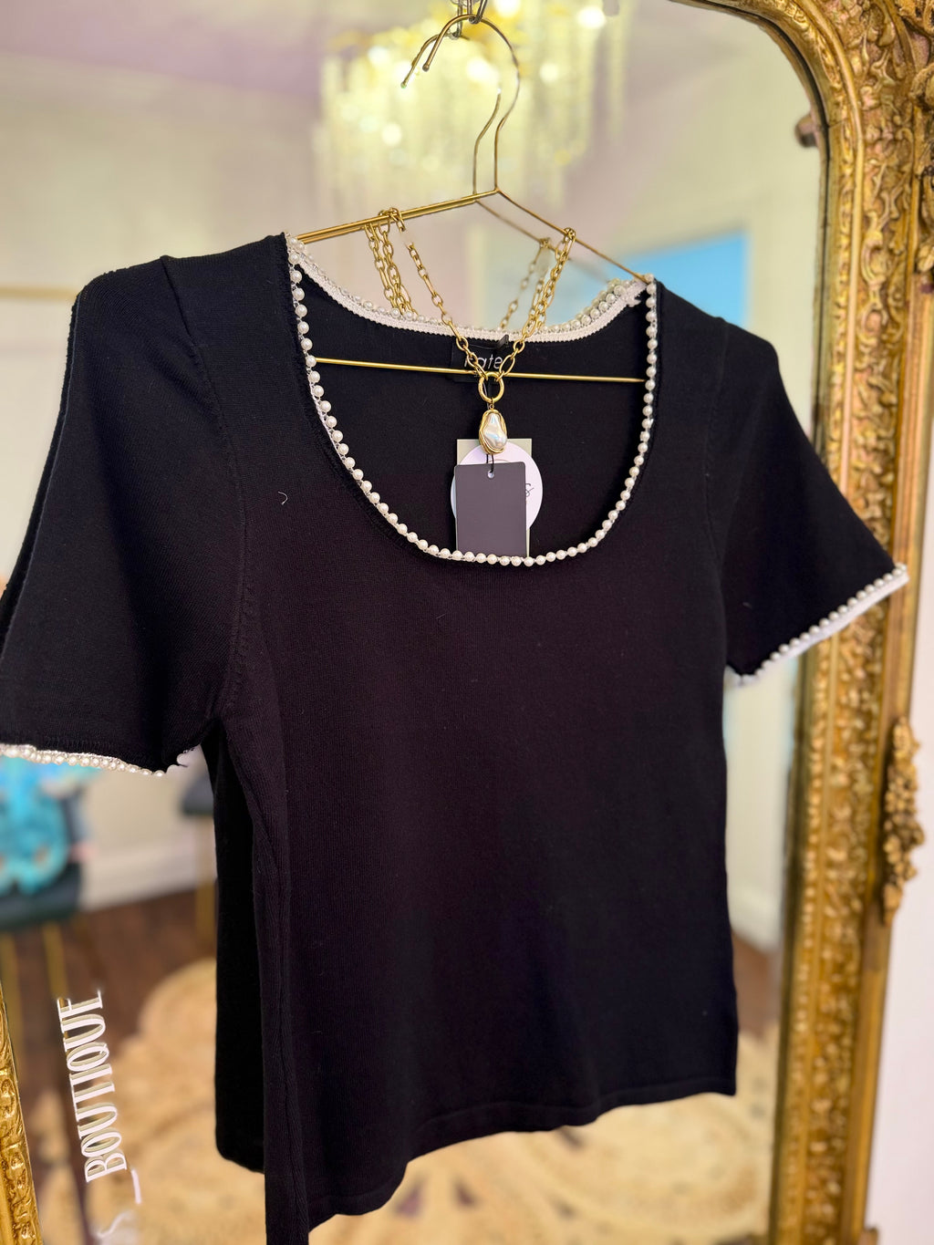 Lulu Pearl Knit Top