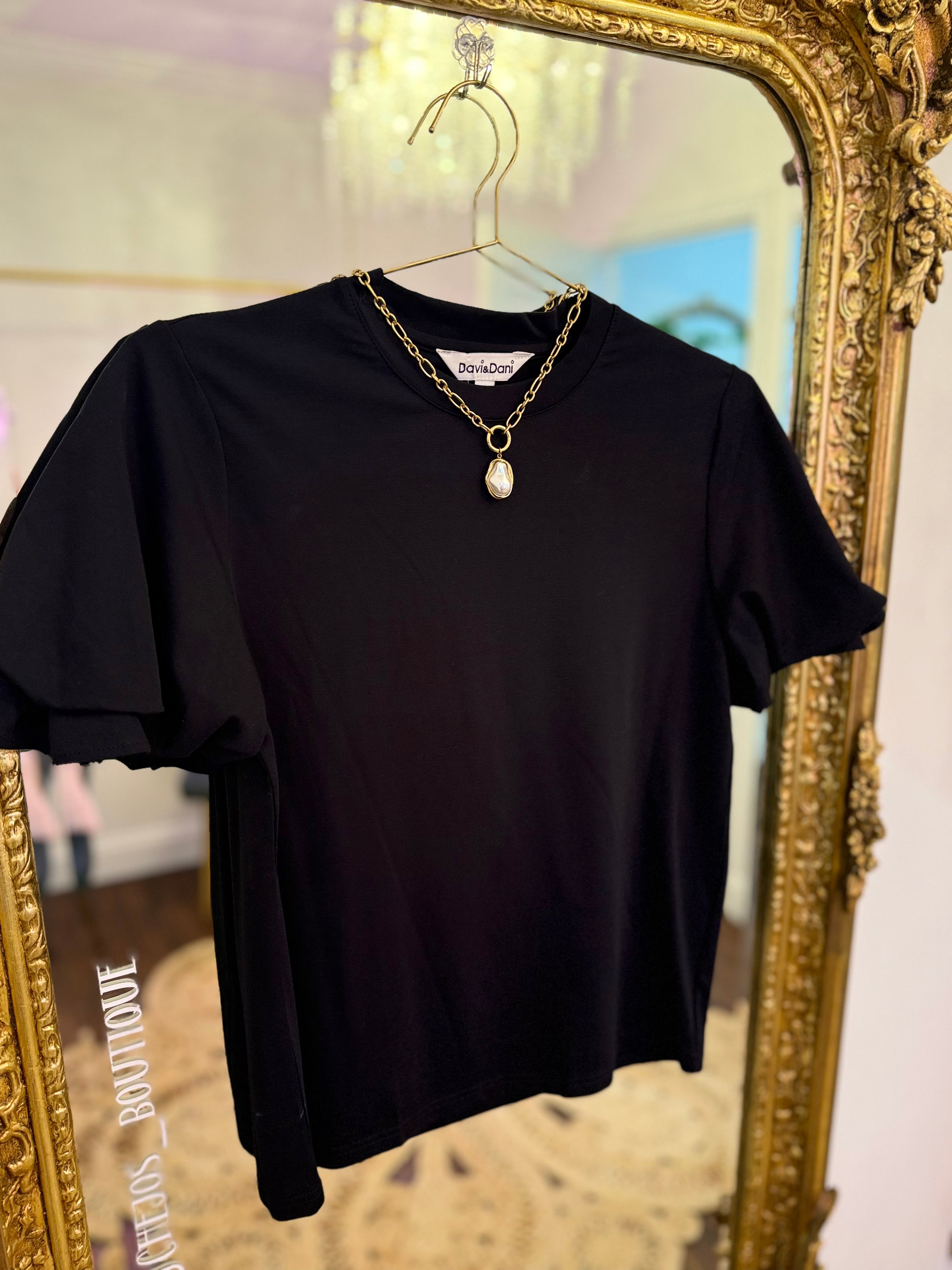 Giselle Short Sleeve Ruffle Top | PLUS SIZE AVAILABLE