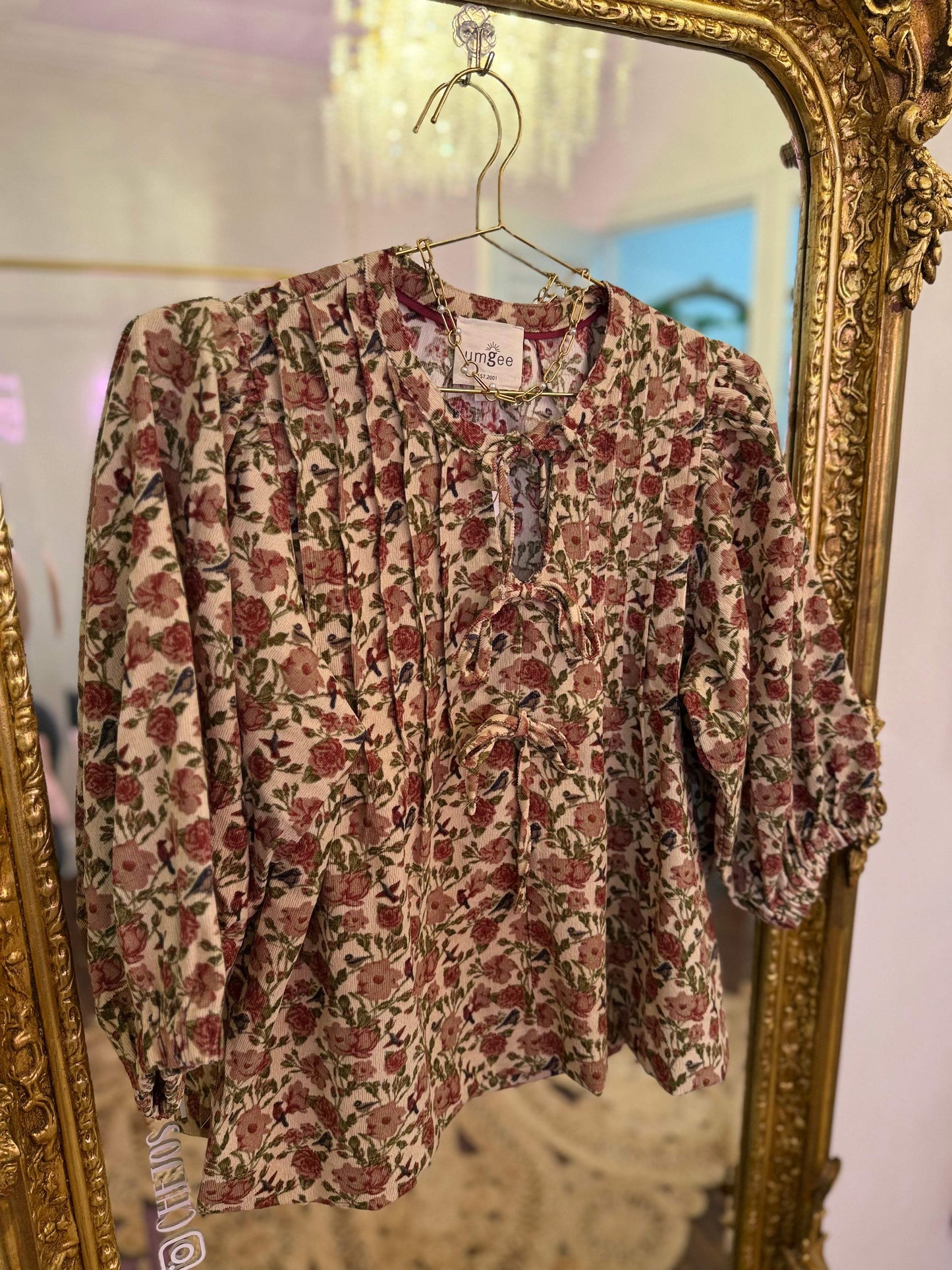 Vintage Floral Blouse | PLUS SIZE AVAILABLE