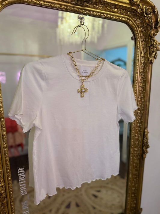 Loren Lettuce Hem Top