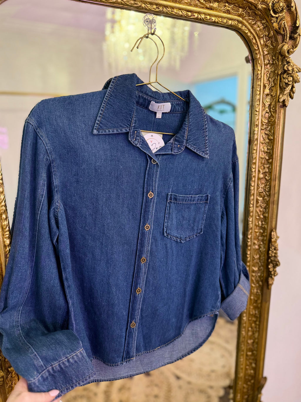 Leighton L/S Patch Pocket Button Down | Kut from the Kloth