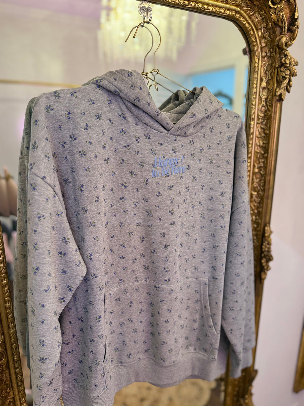 'Happy To Be Here' Fleece Hoodie Set