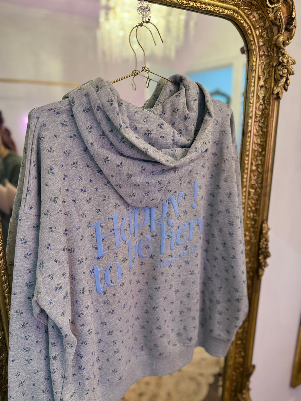 'Happy To Be Here' Fleece Hoodie Set