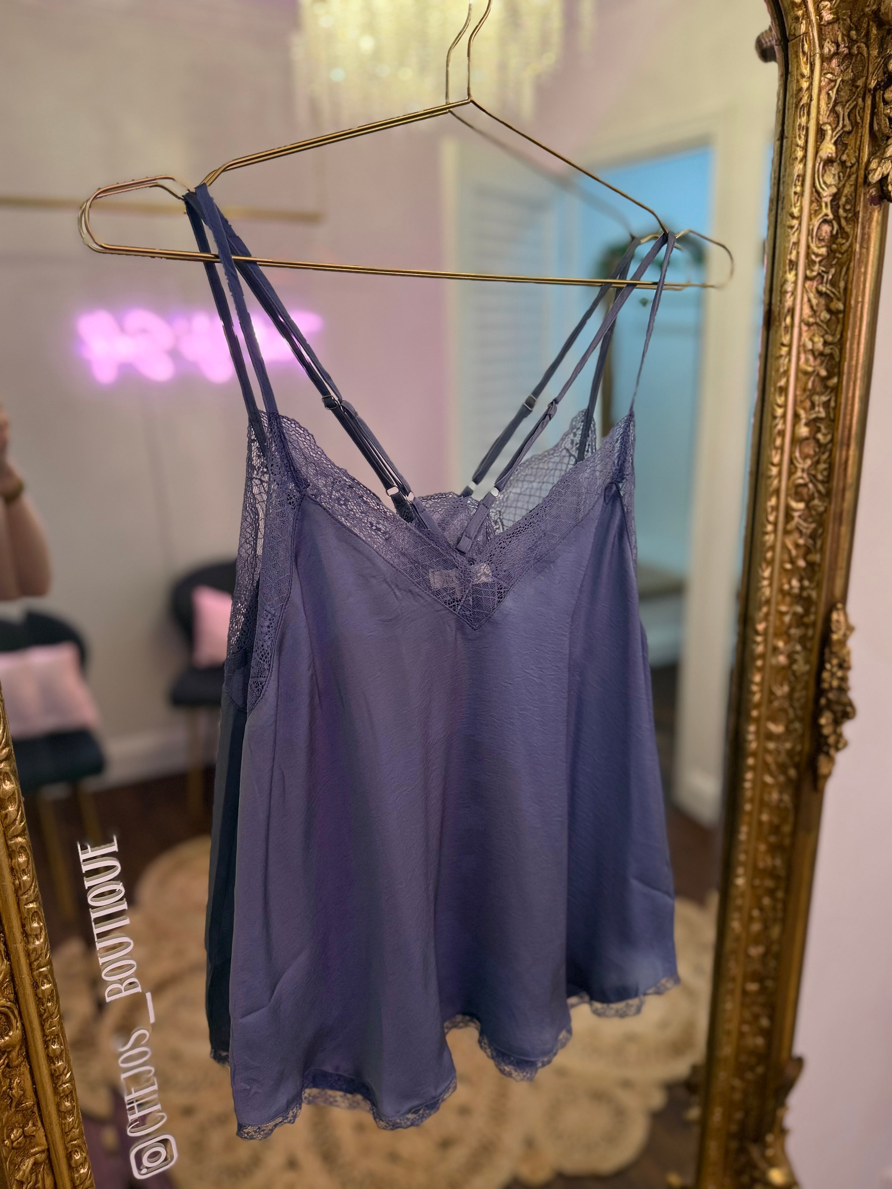 Elarose V-Neck Lace Camisole