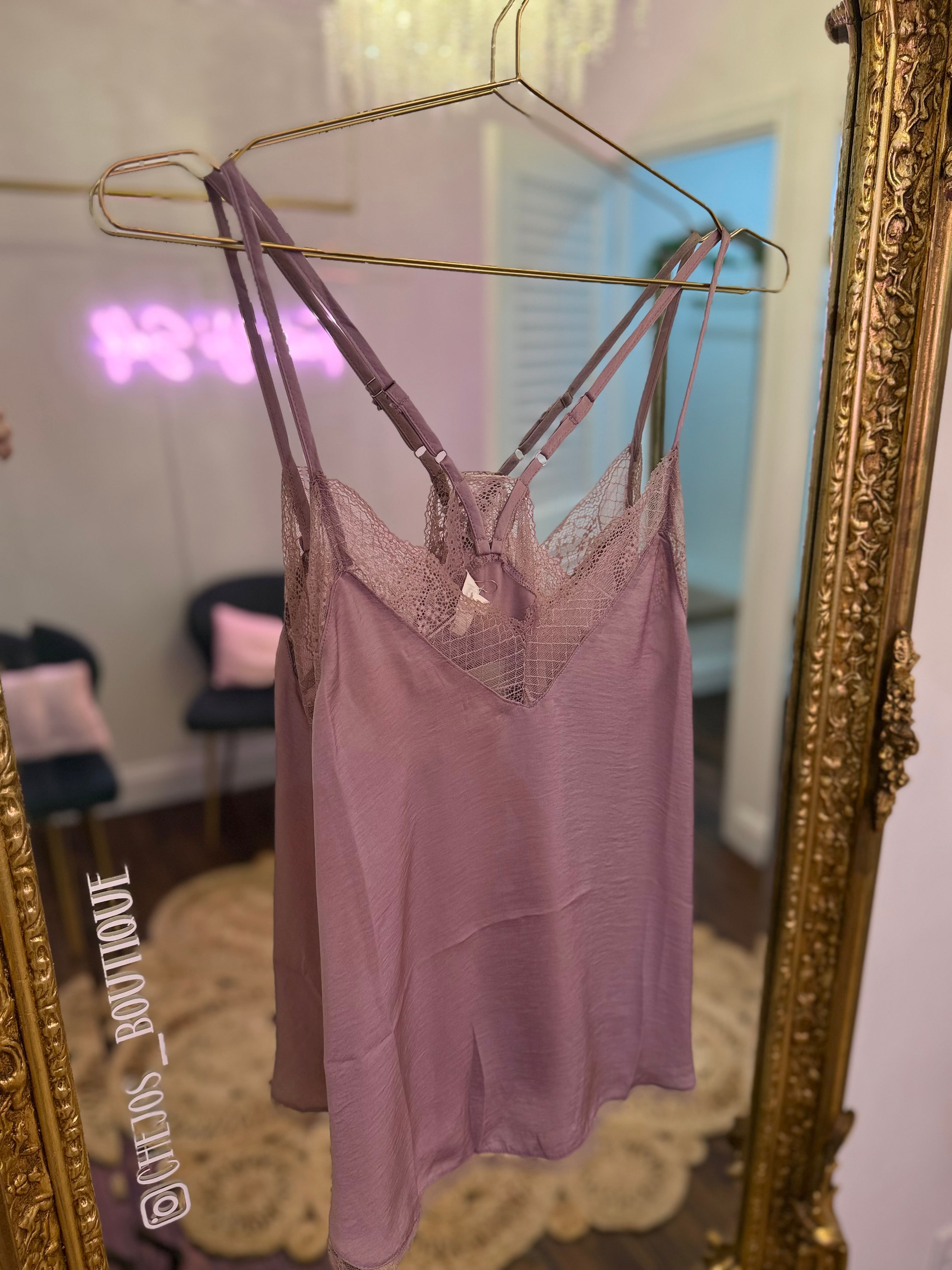 Elarose V-Neck Lace Camisole