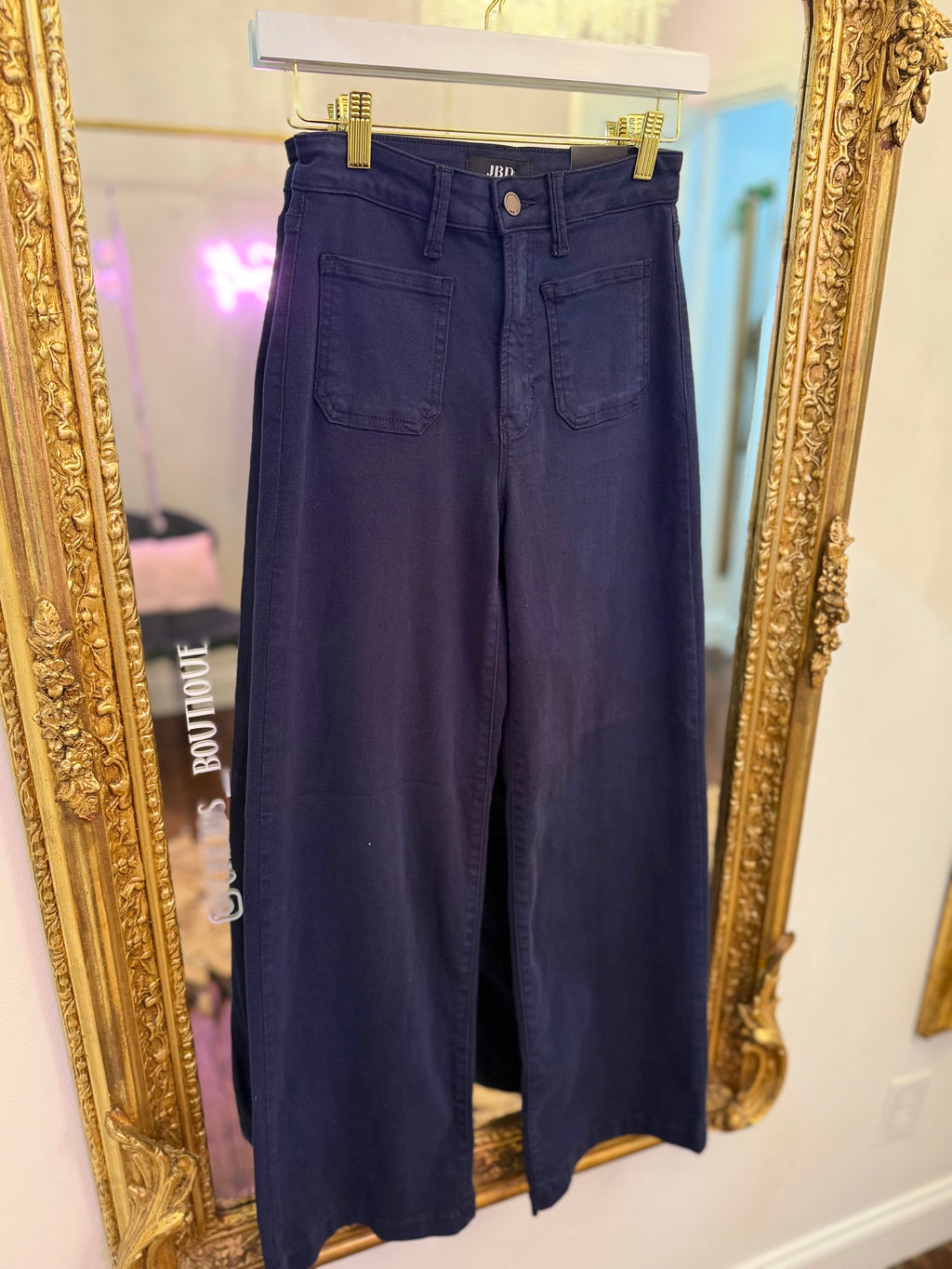 Driftcut Mini Patch Pocket Wide Leg Jeans