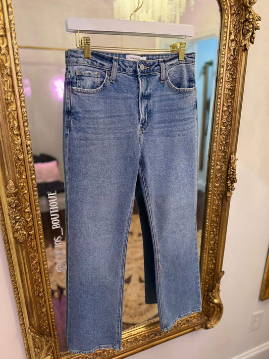 Amanda Slim Cropped Bootcut Jeans | Just Black Denim