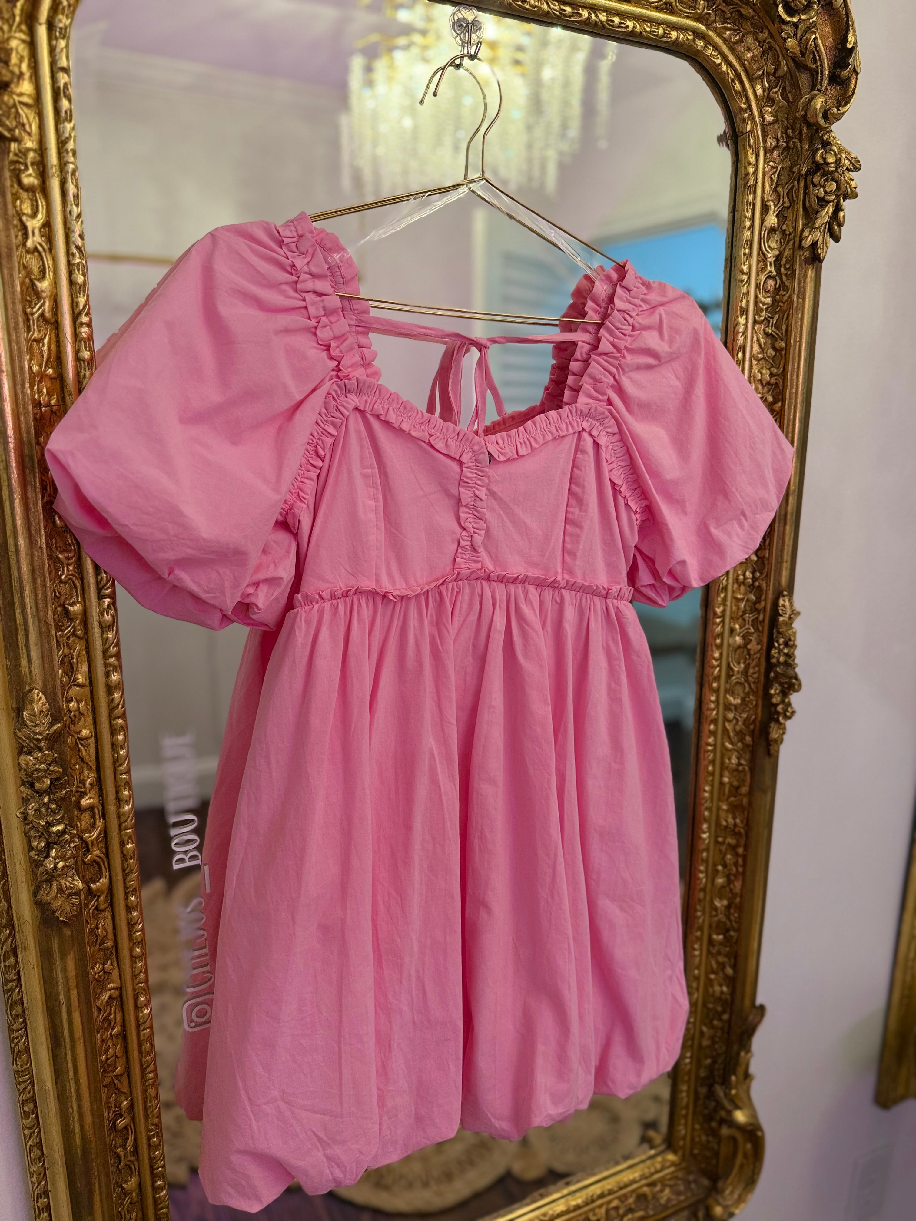 Gabriella Sweetheart Bubble Mini Dress