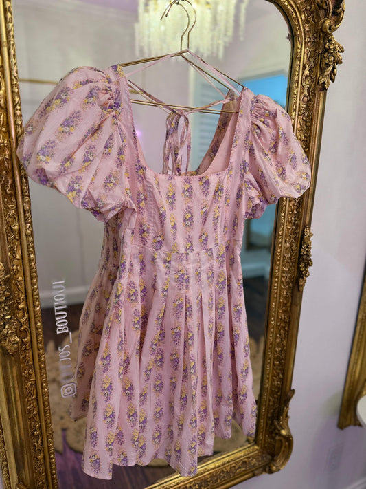 Abigail Floral Puff Sleeve Dress