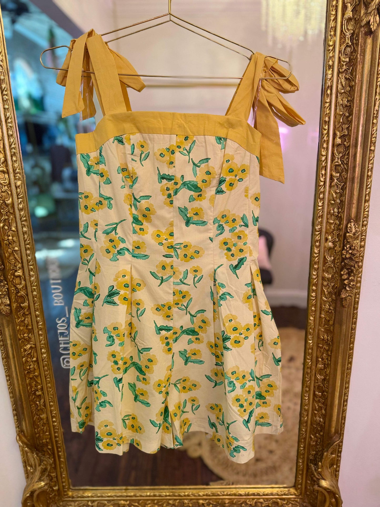 Painted Horizon Pleated Romper