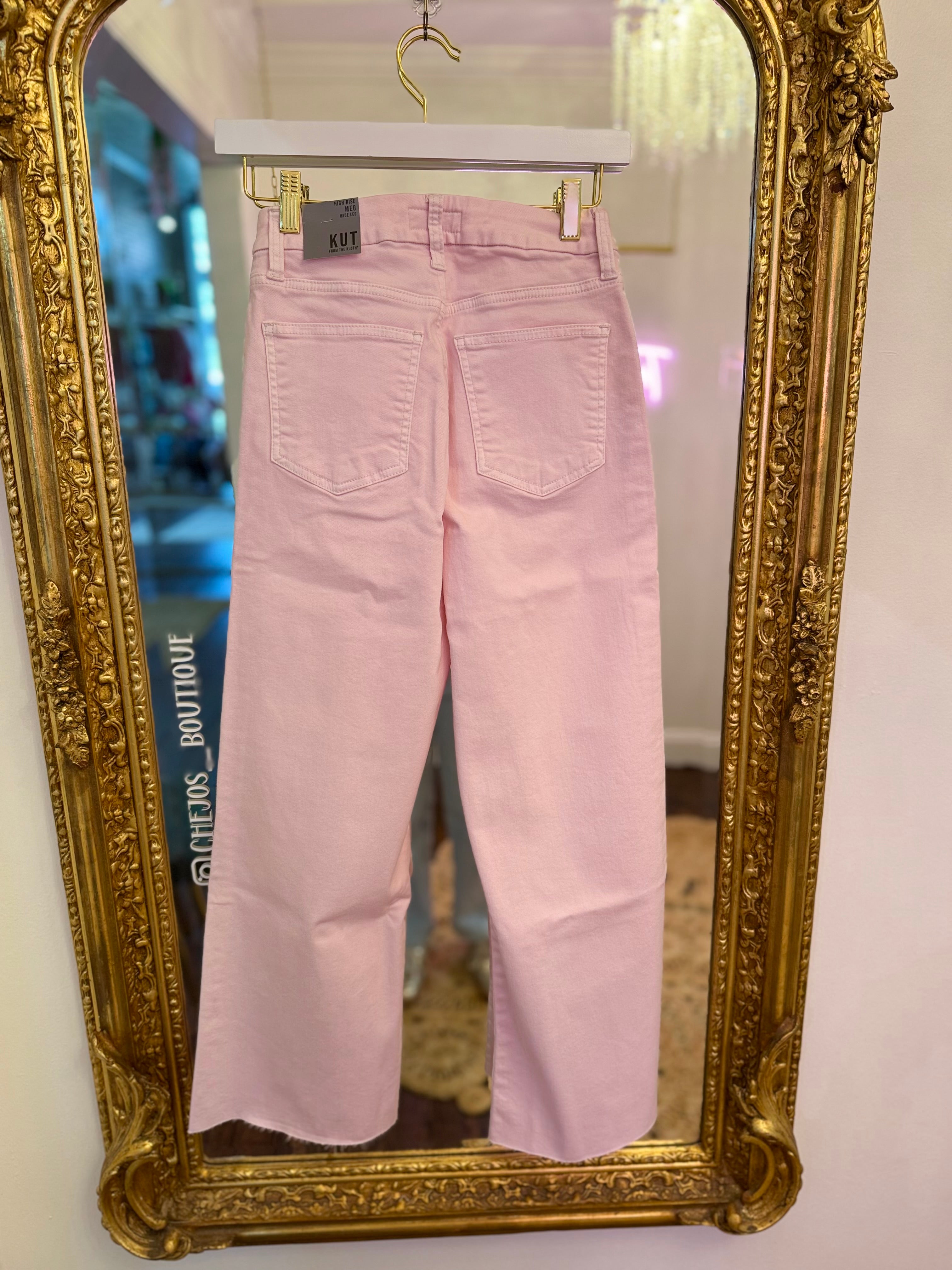 Meg High Rise Wide Leg Raw Hem Jeans - Princess | PLUS SIZE AVAILABLE | Kut from the Kloth