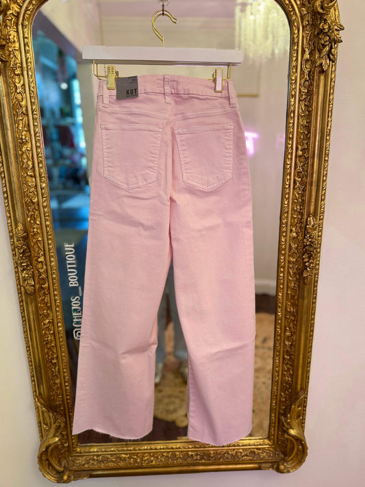 Meg High Rise Wide Leg Raw Hem Jeans - Princess | PLUS SIZE AVAILABLE | Kut from the Kloth