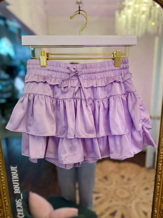 Layla Ruffled Tiered Mini Skirt