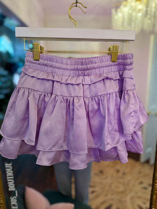 Layla Ruffled Tiered Mini Skirt