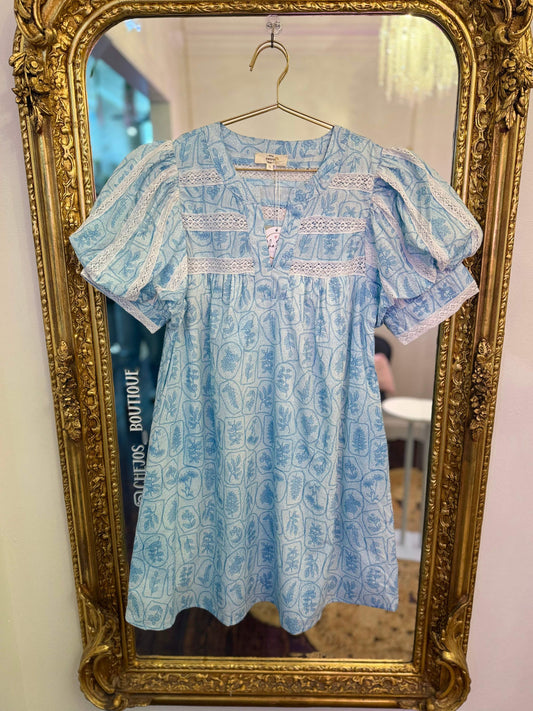 Tatum Botanical Mini Dress