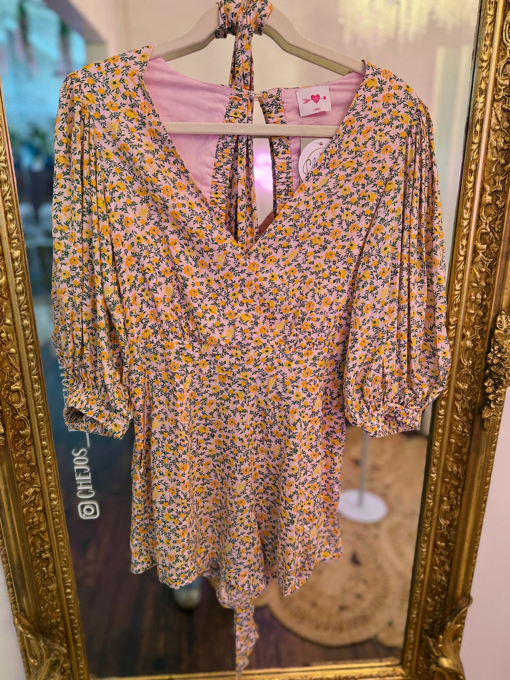 Julia Short Sleeve Romper - Magnolia | BuddyLove